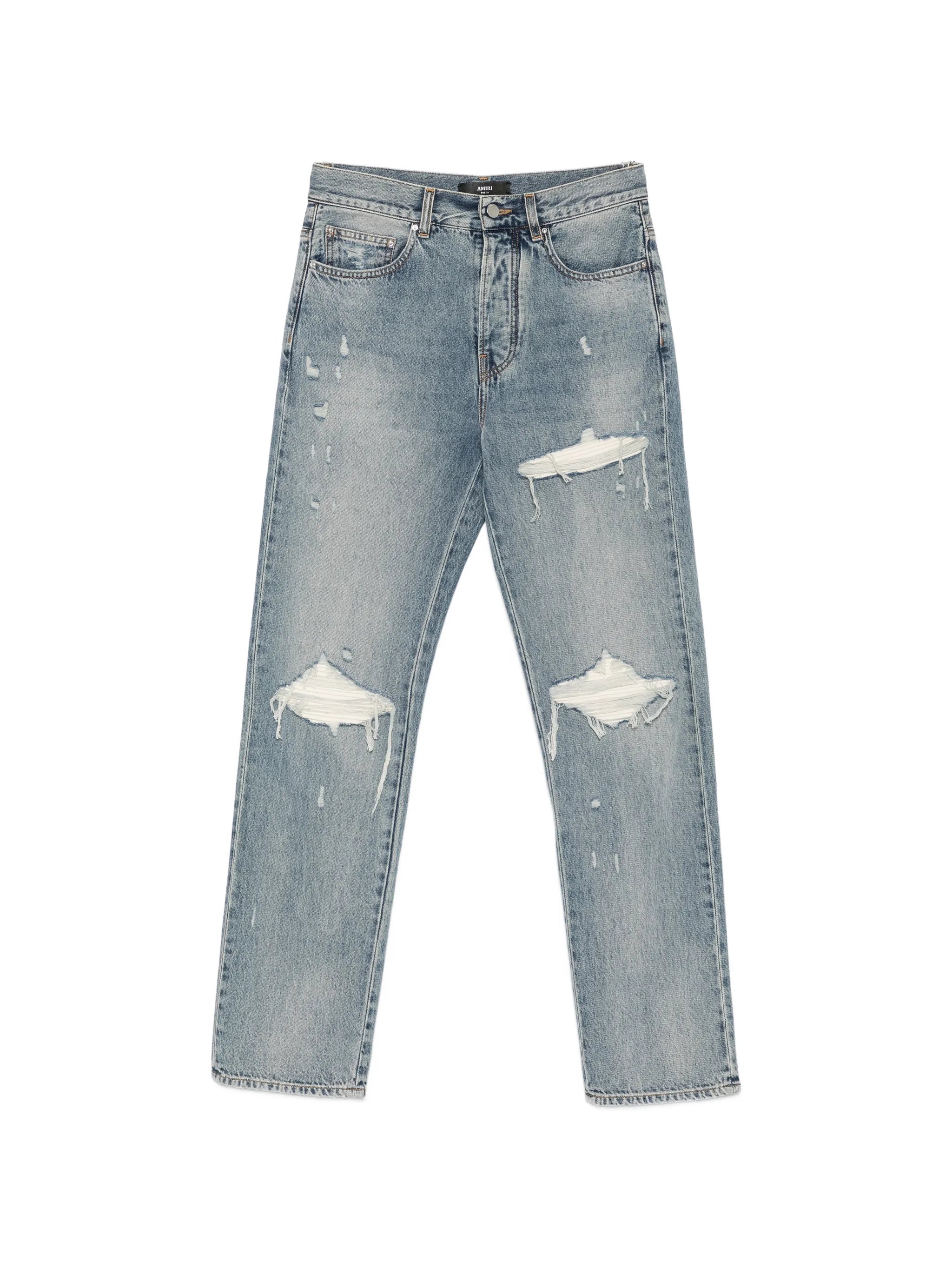 suede straight MX1 jeans