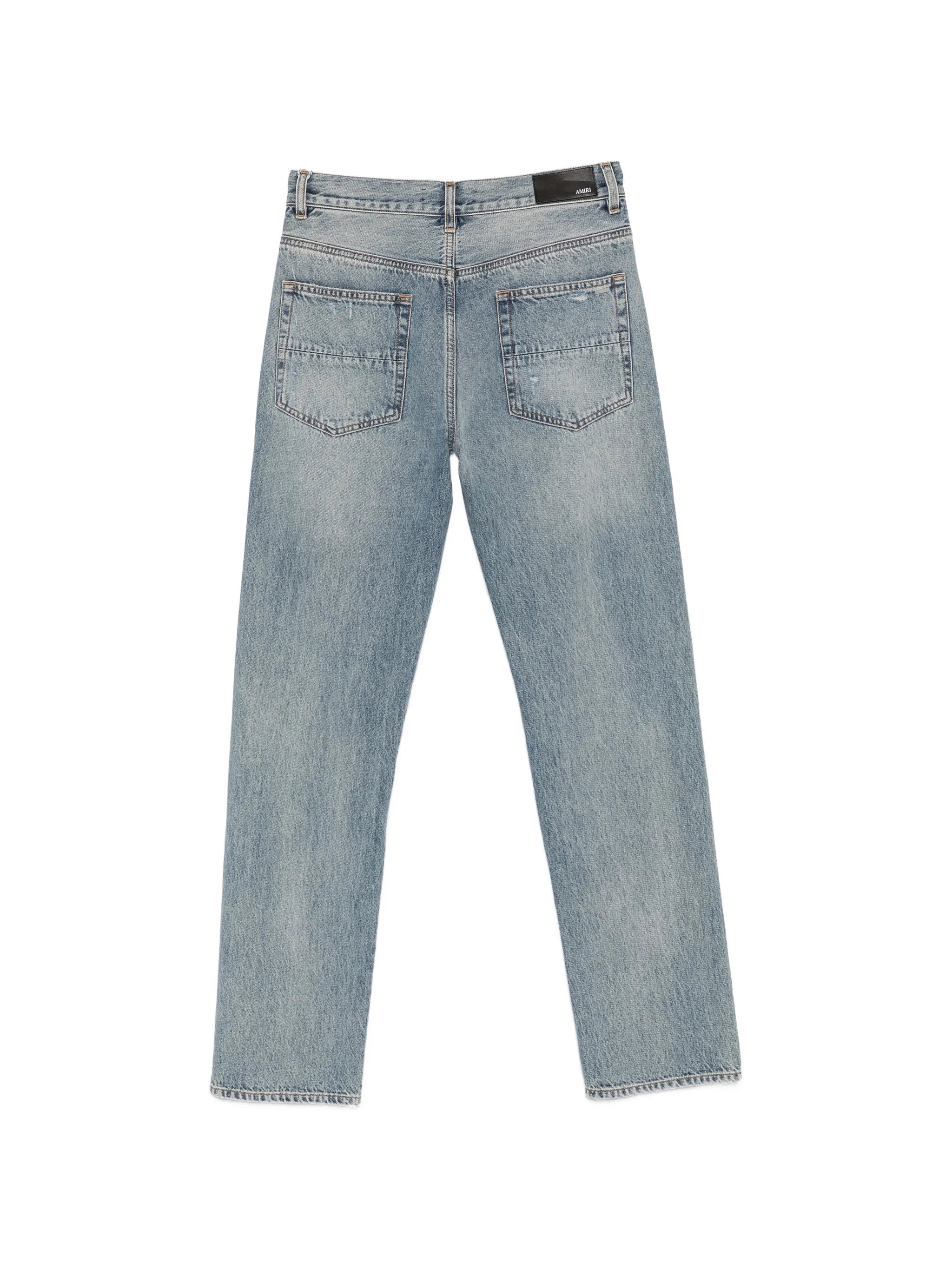 suede straight MX1 jeans