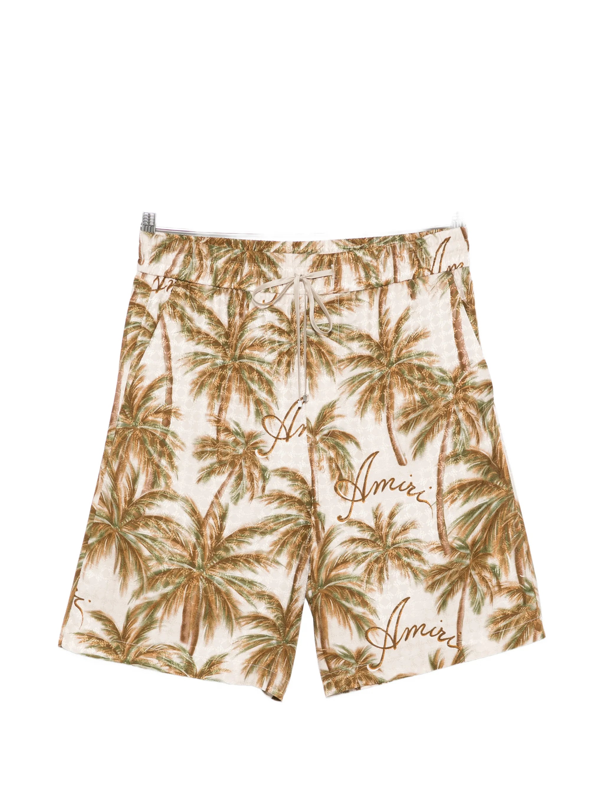 logo-print shorts