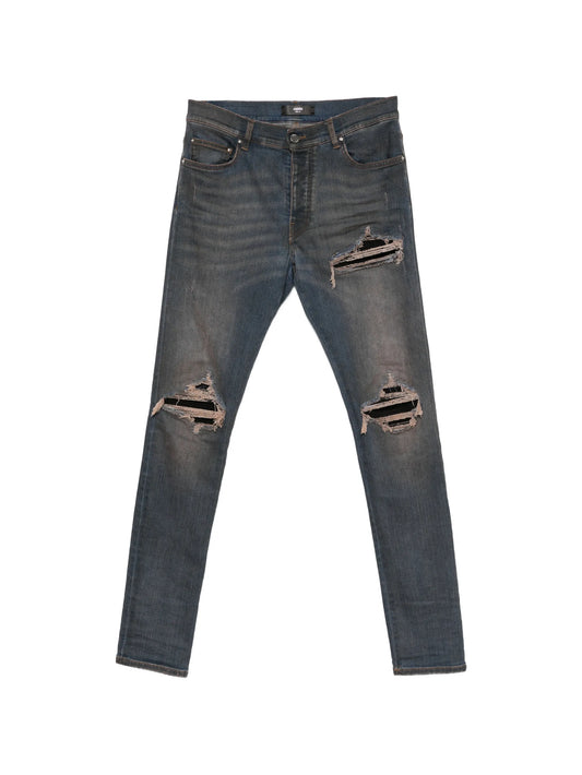 Ultrasuede MX1 distressed slim-fit jeans