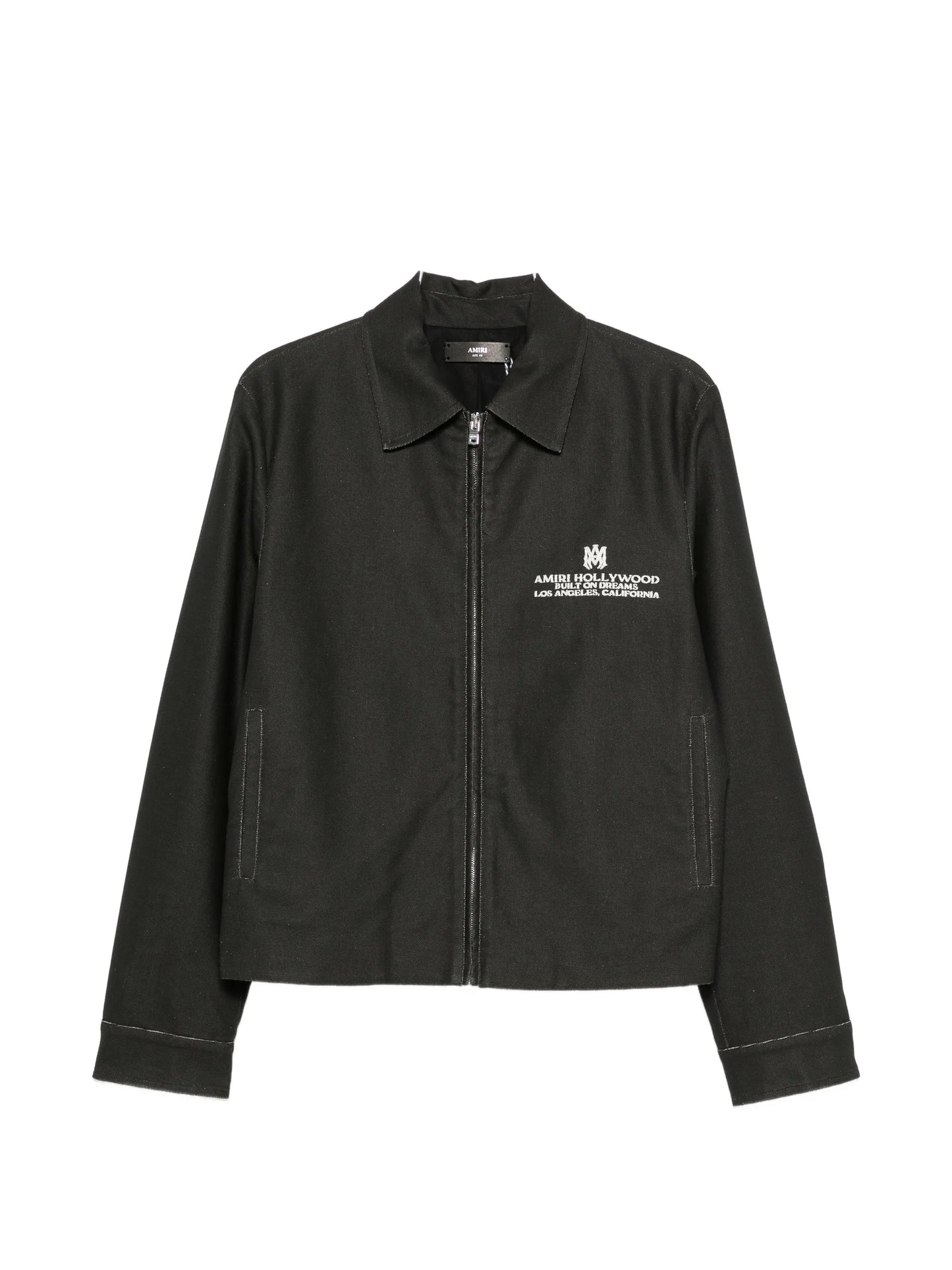 logo-print overshirt