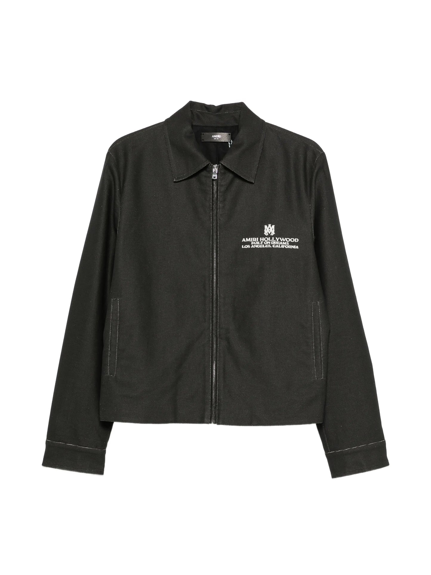 logo-print overshirt
