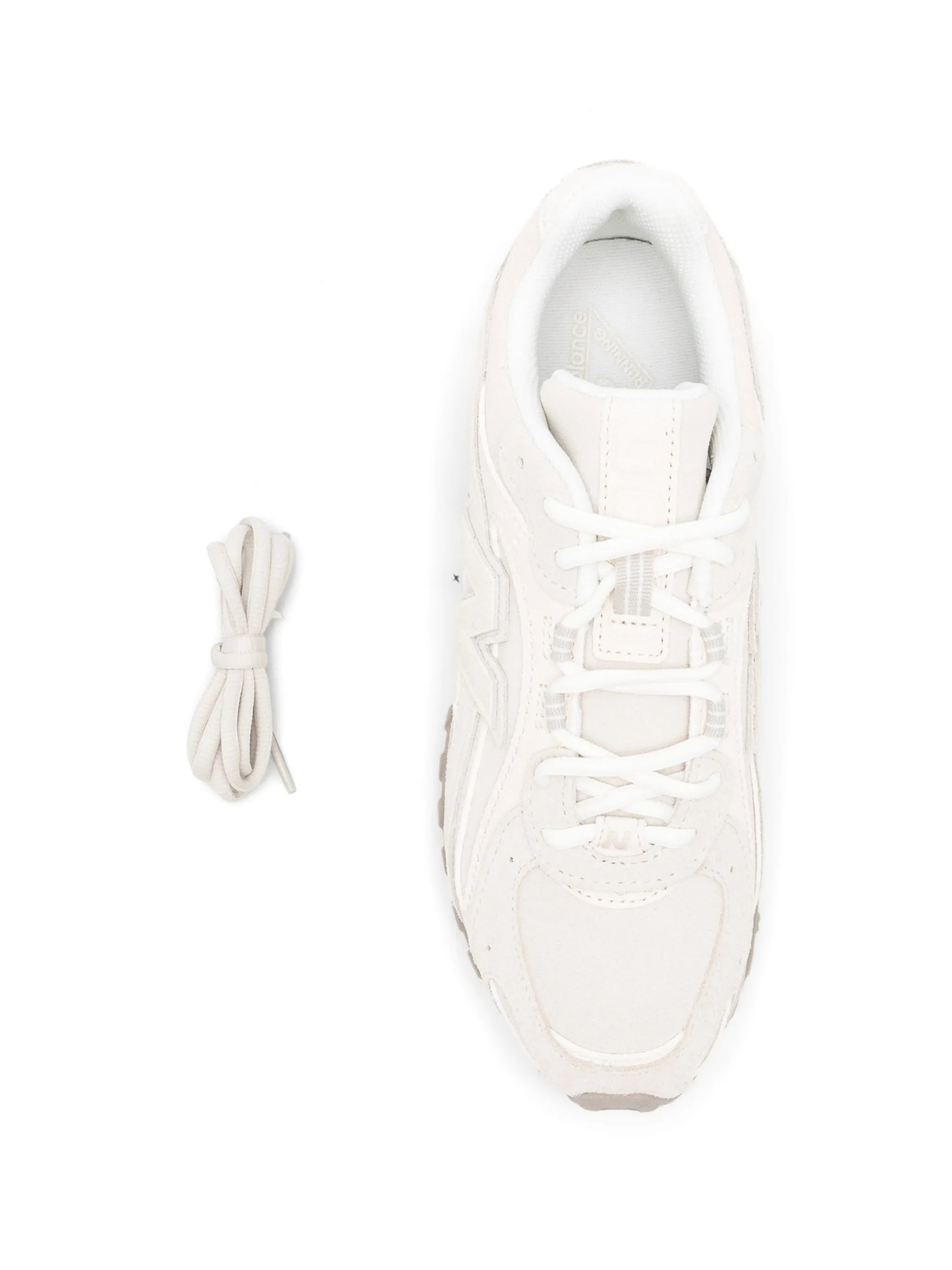 suede panelled sneakers