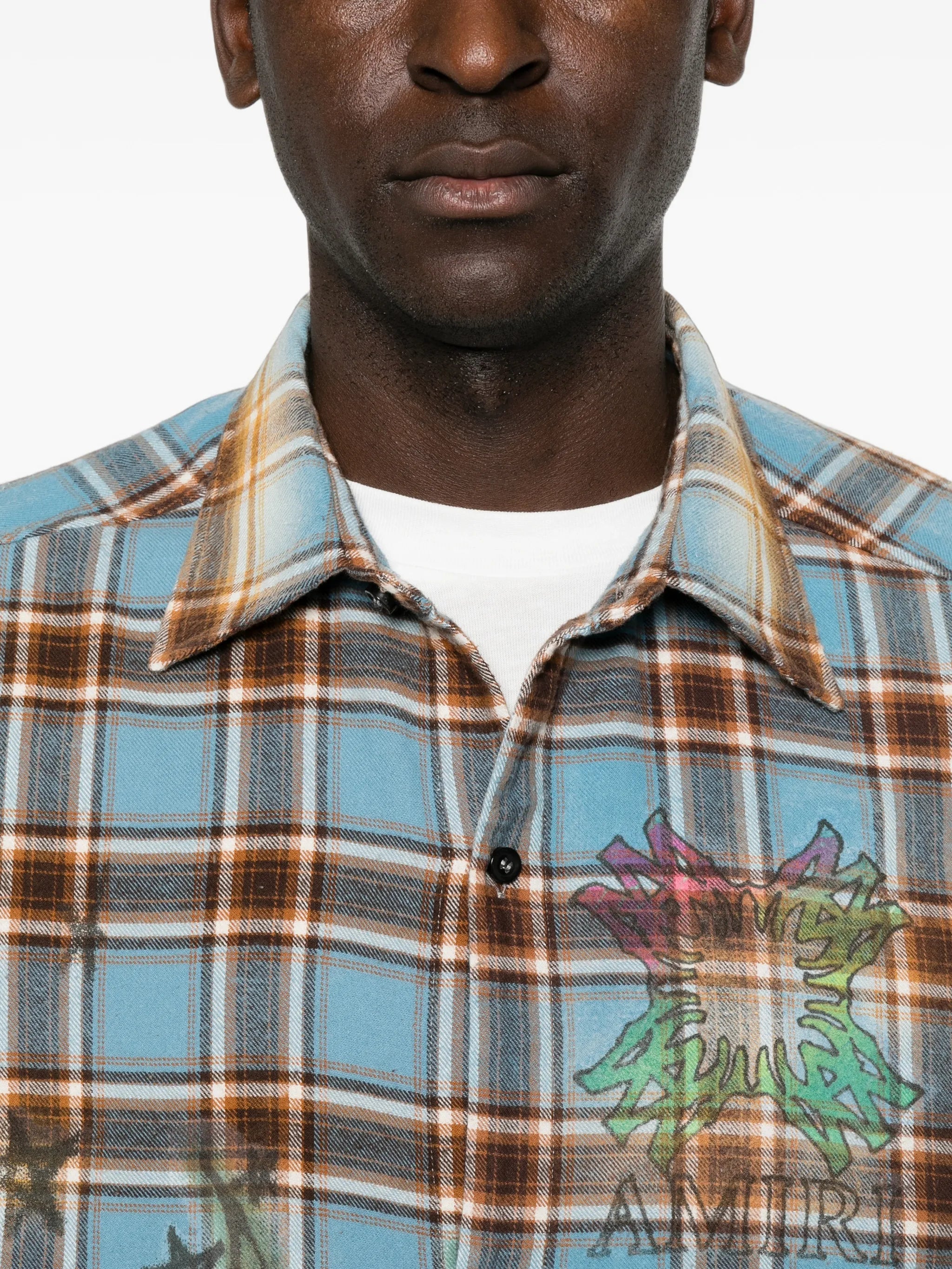 MA Quad flames flannel shirt