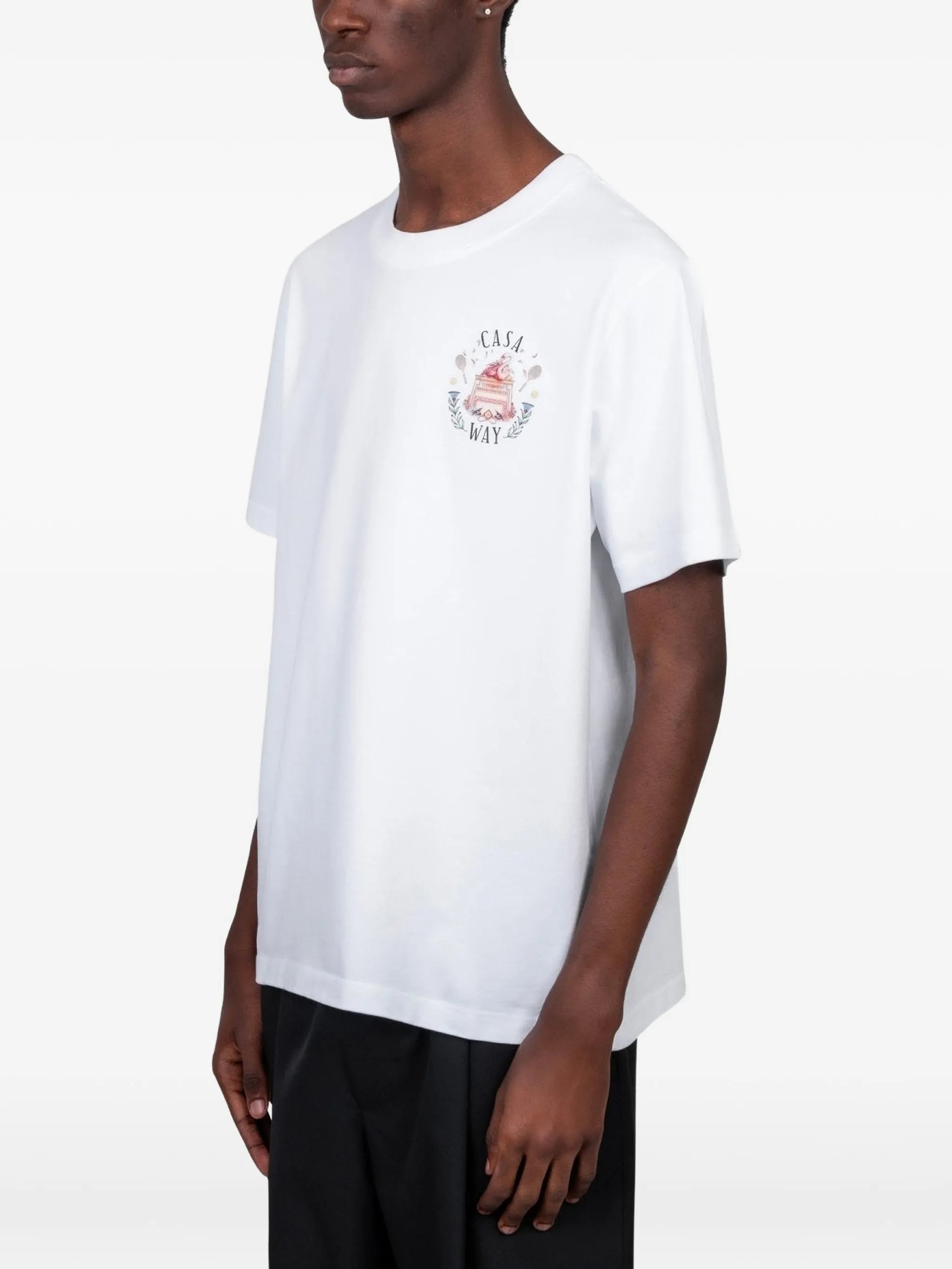 white Casaway short sleeve t-shirt
