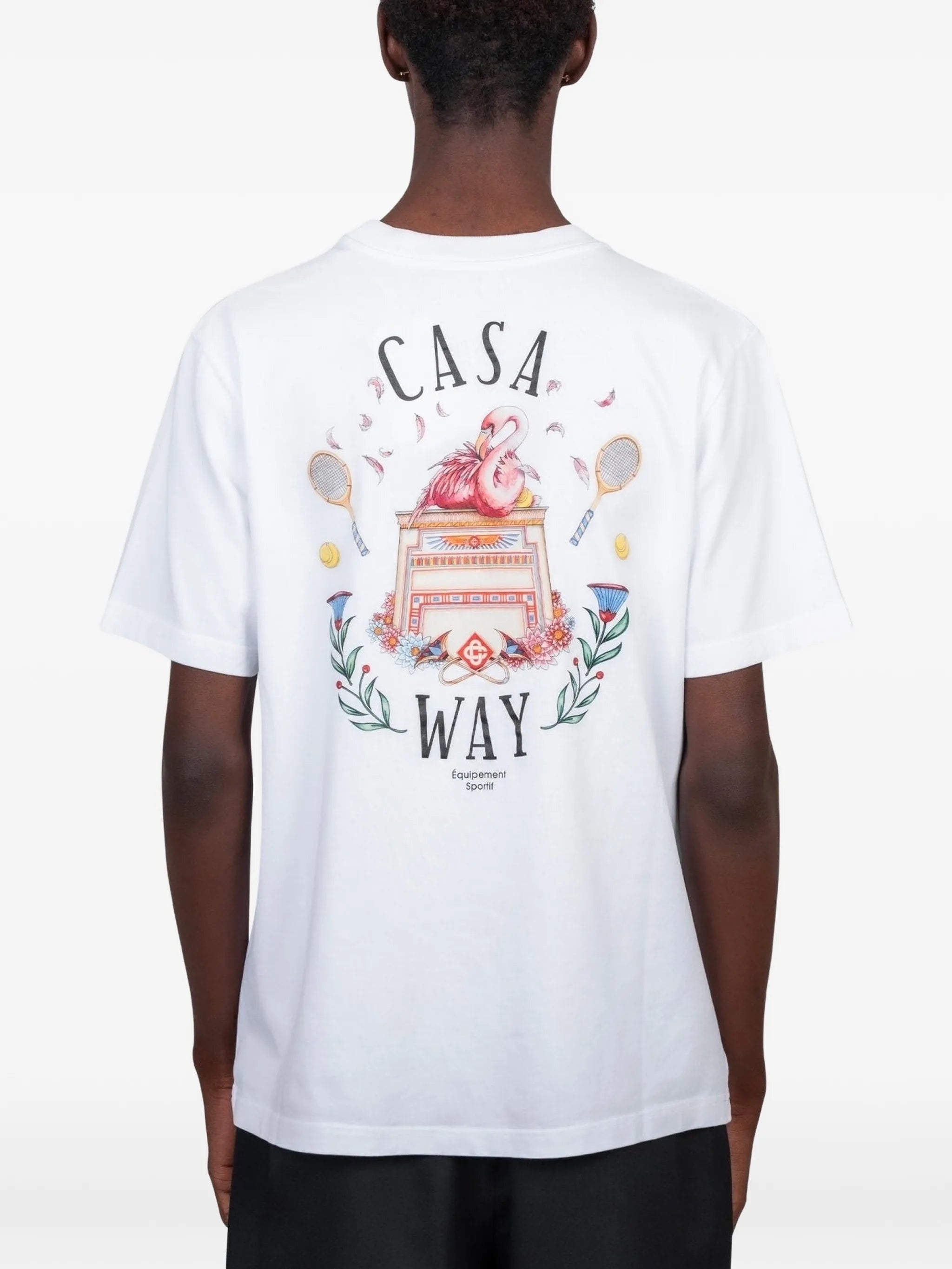 white Casaway short sleeve t-shirt