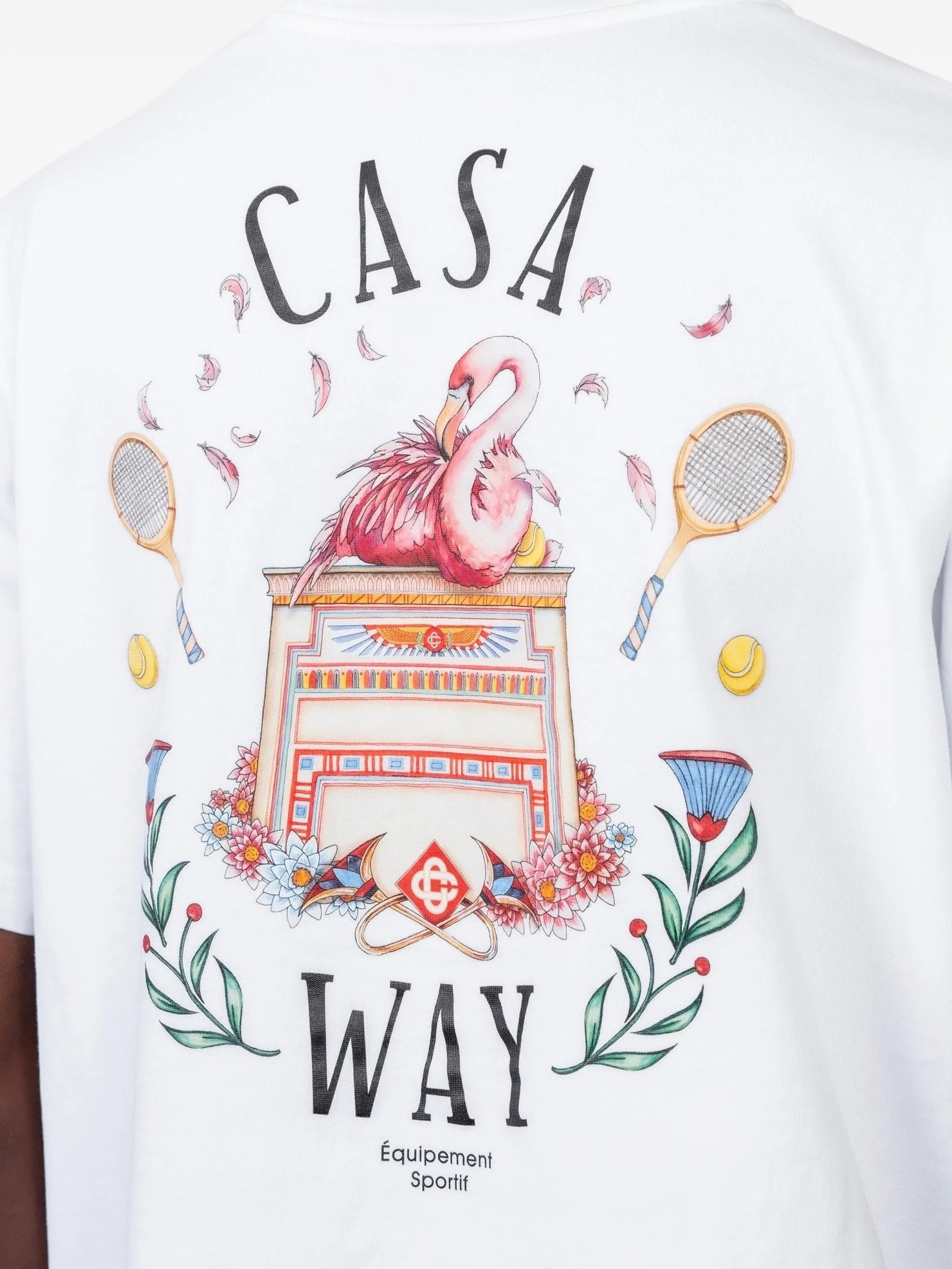 white Casaway short sleeve t-shirt