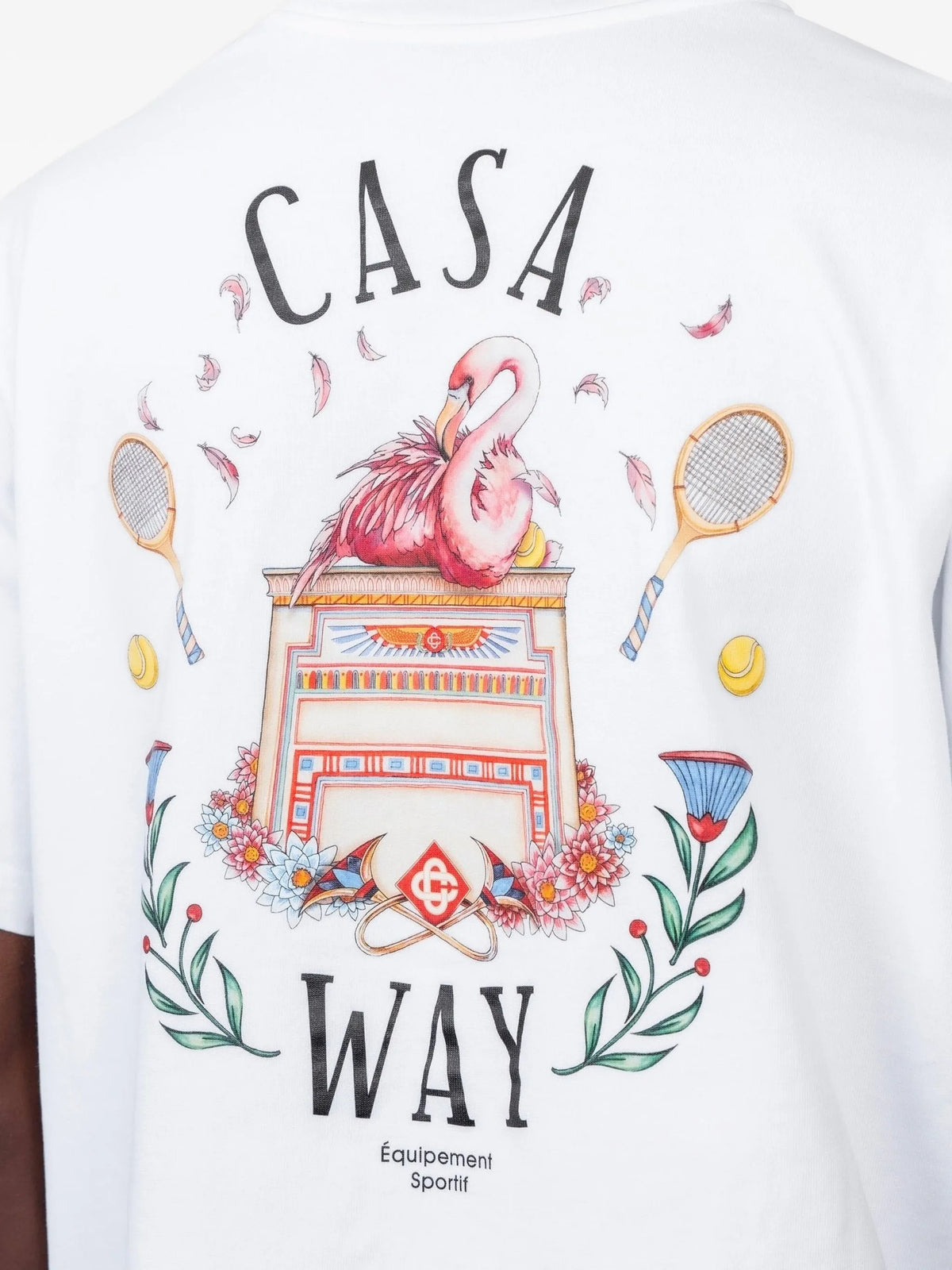 white Casaway short sleeve t-shirt