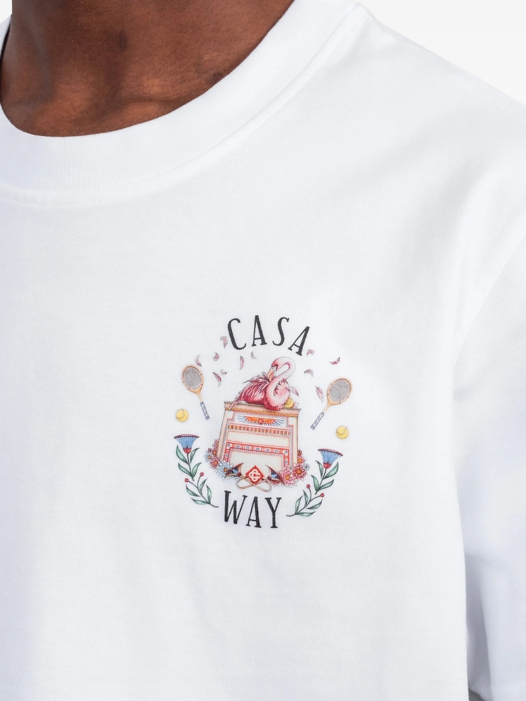 white Casaway short sleeve t-shirt