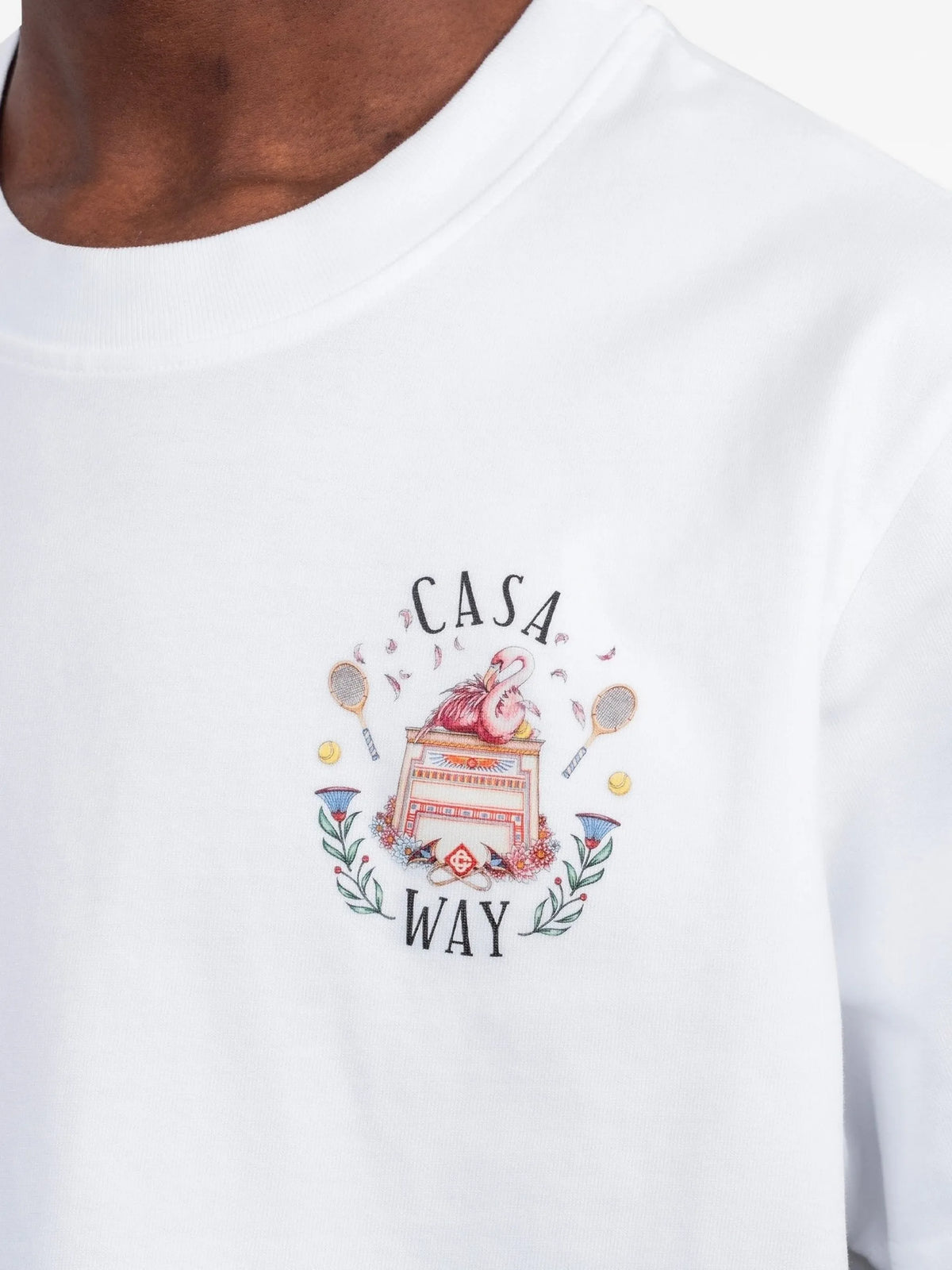 white Casaway short sleeve t-shirt