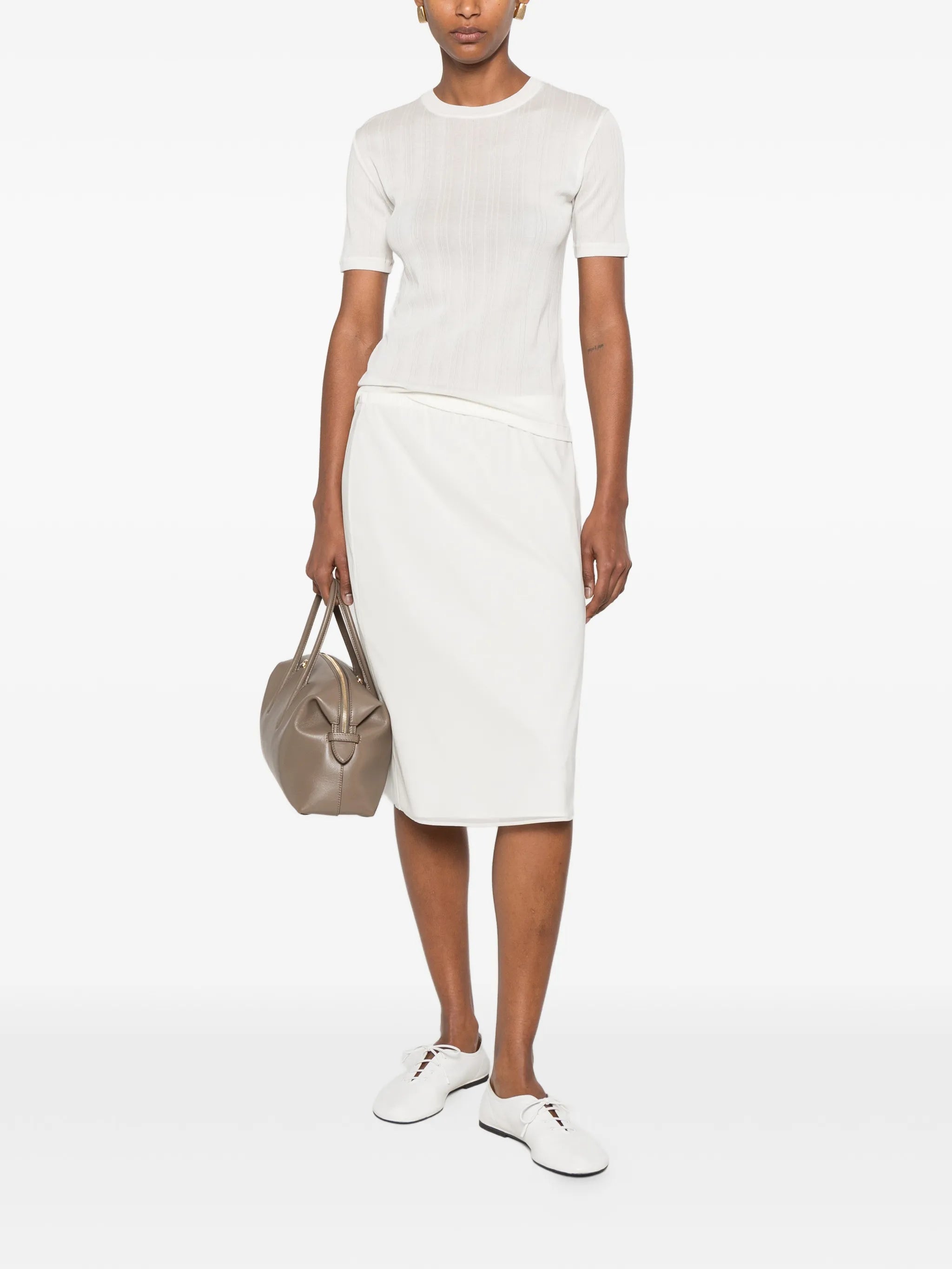 Etina ribbed short-sleeve T-shirt