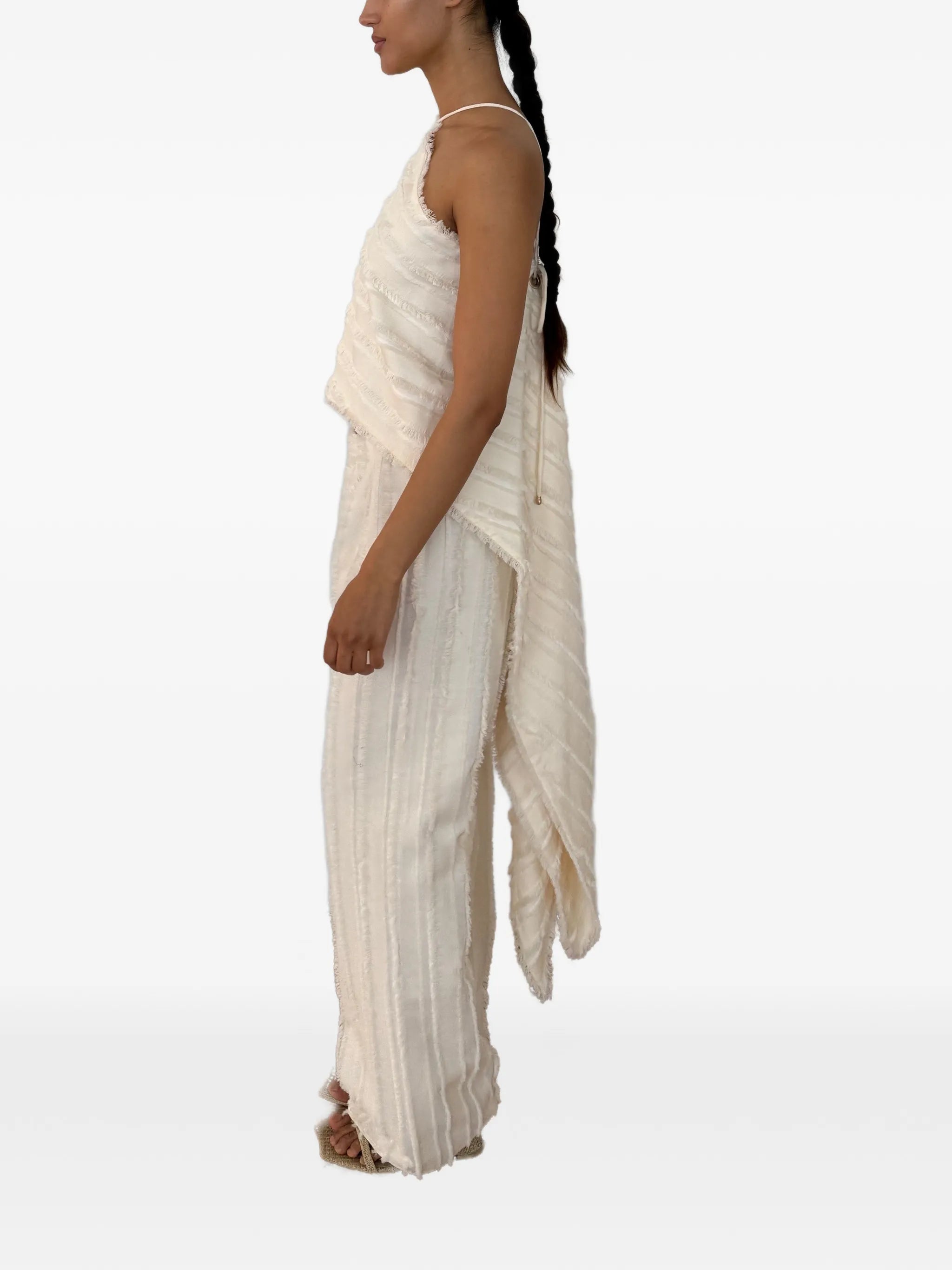 Venezia fringed halterneck top