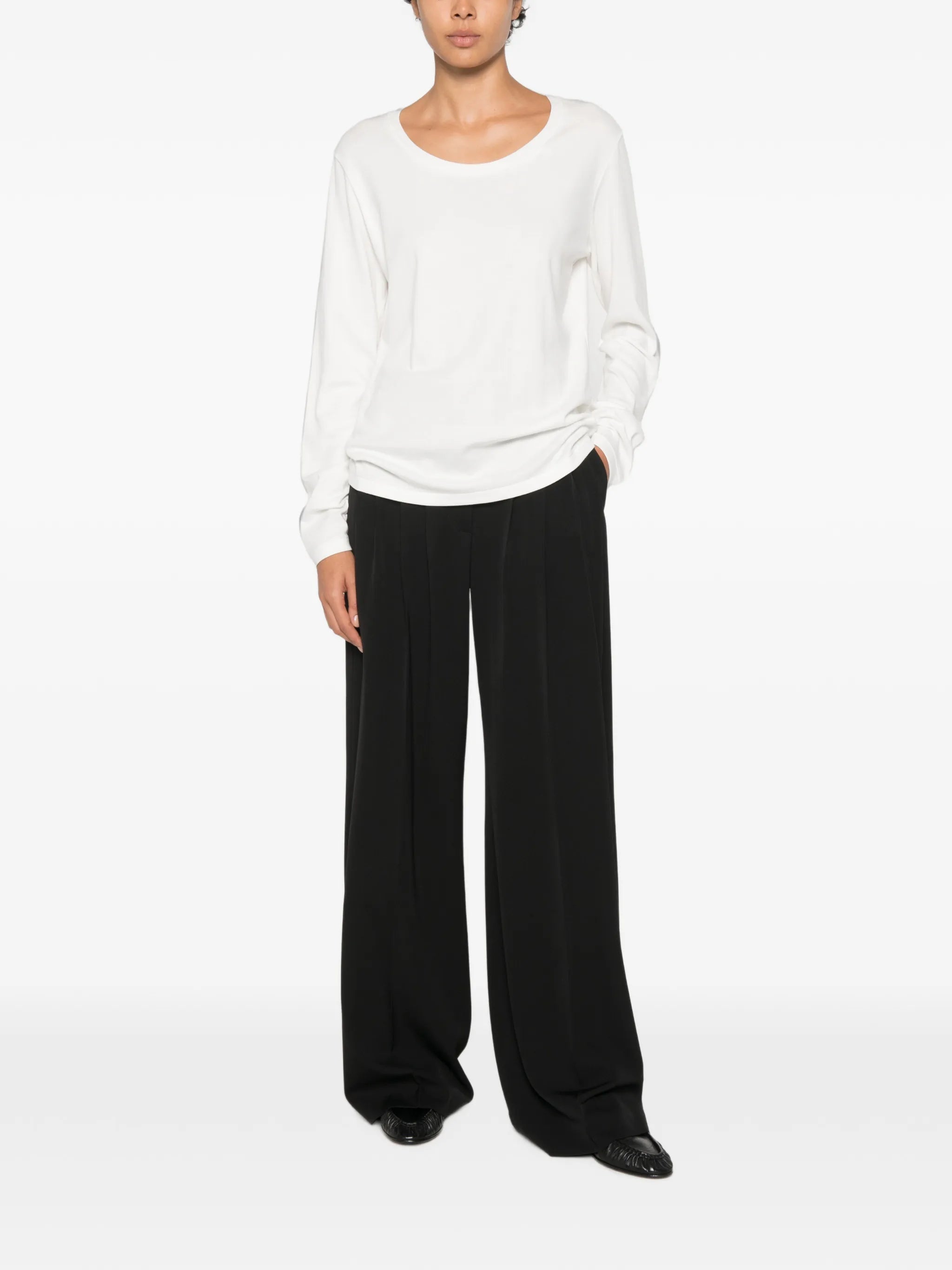 Kalto scoop-neck top