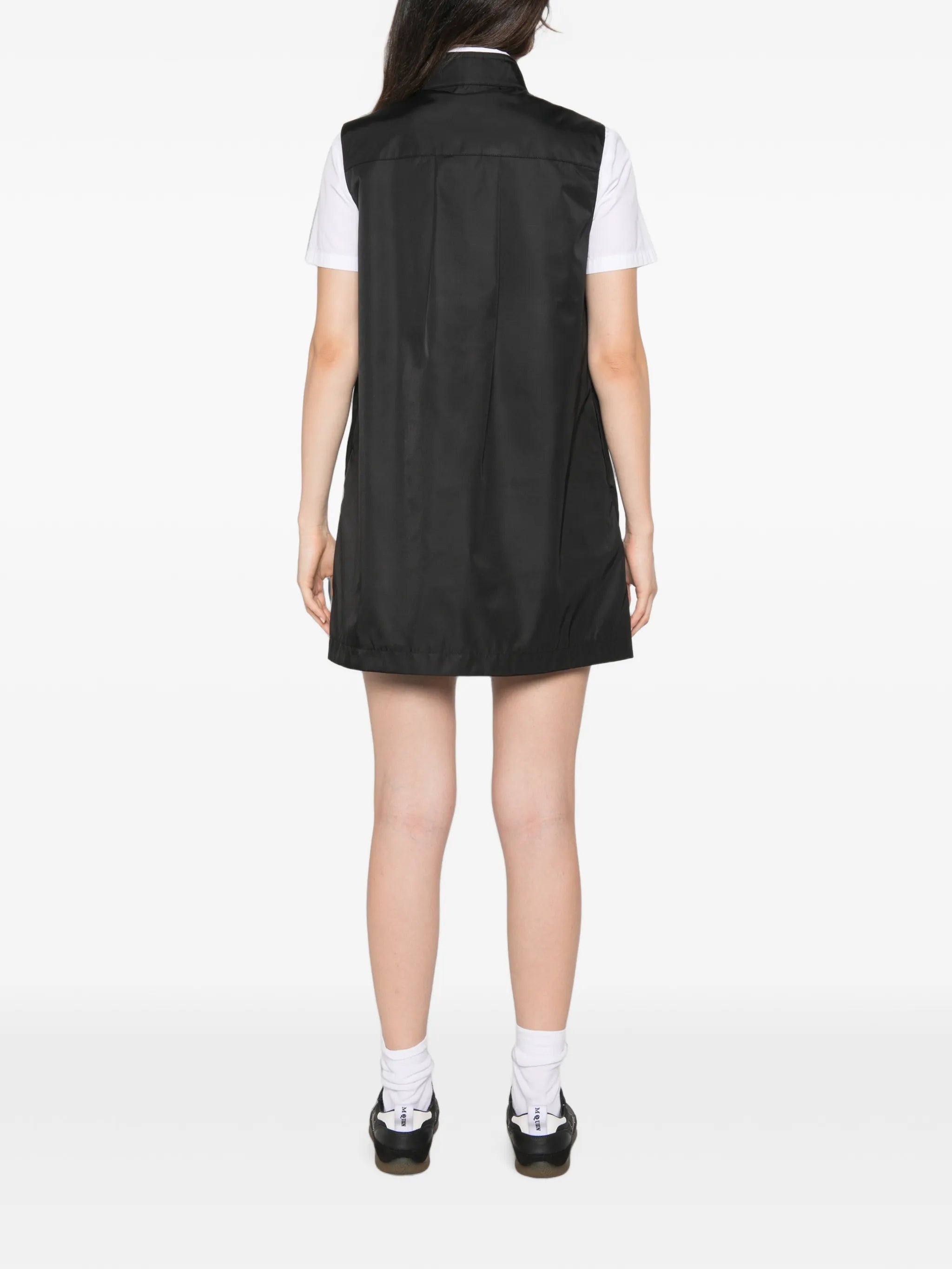 A-line sleeveless mini dress