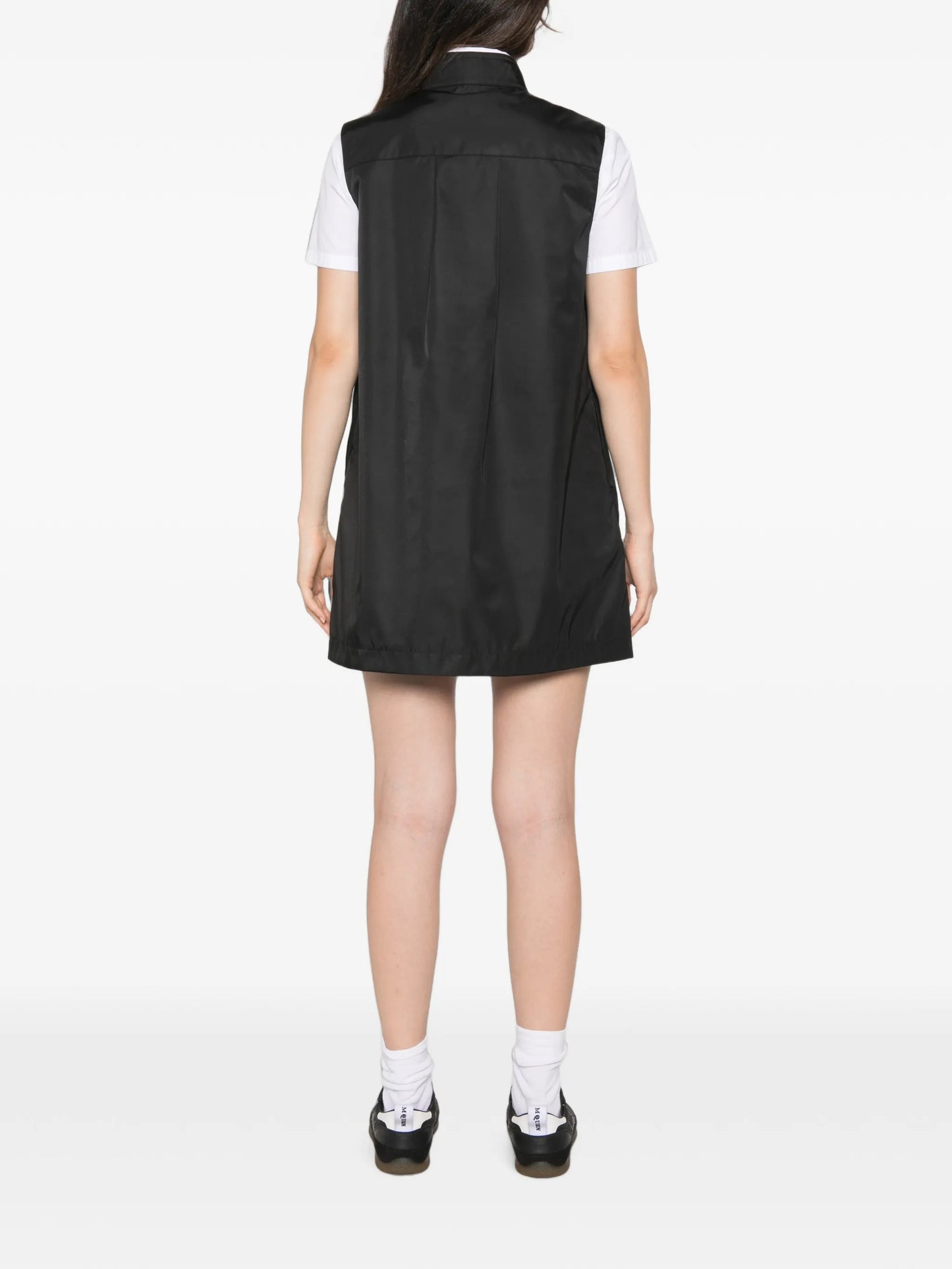 A-line sleeveless mini dress
