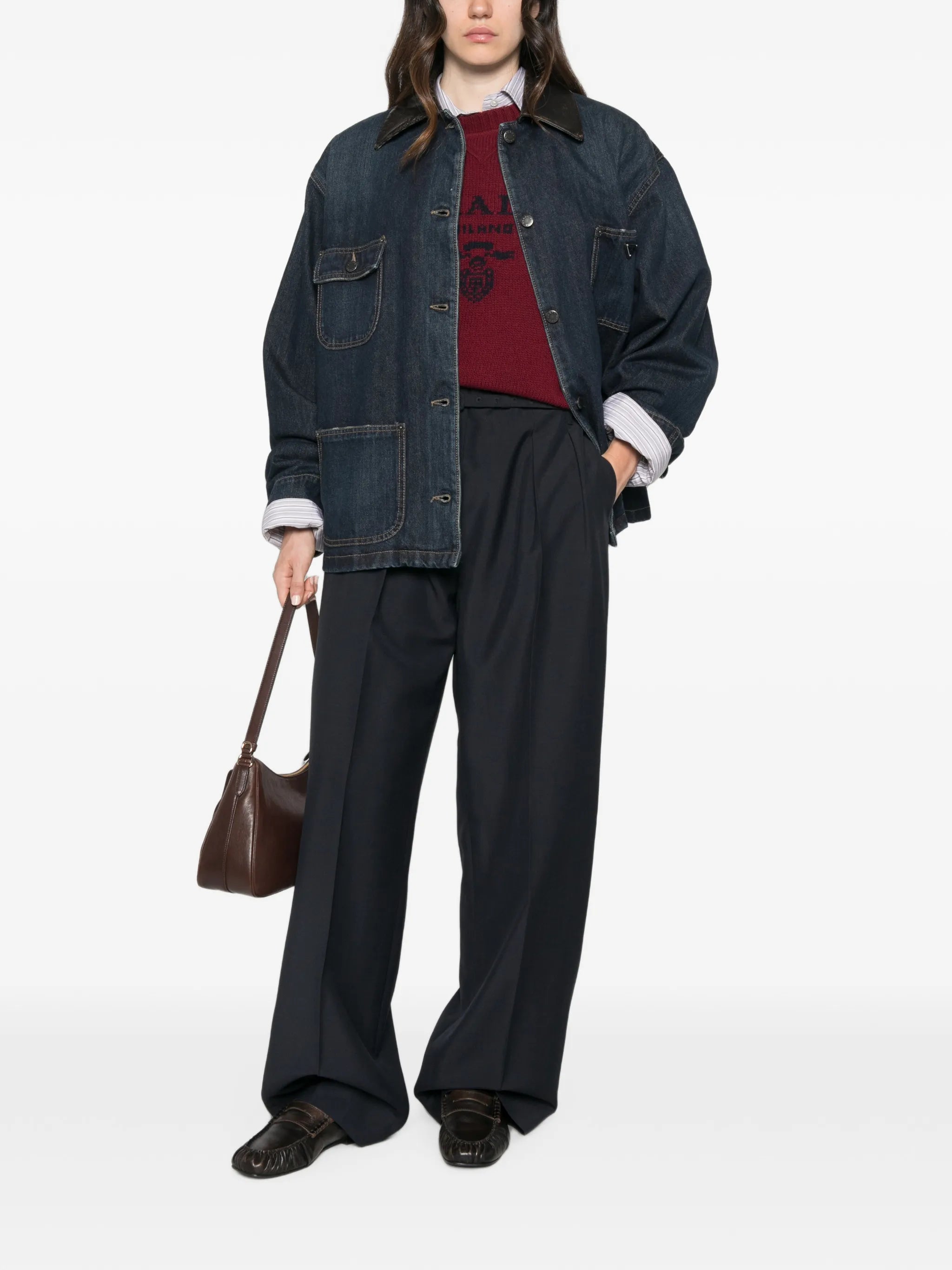 wide-leg jeans