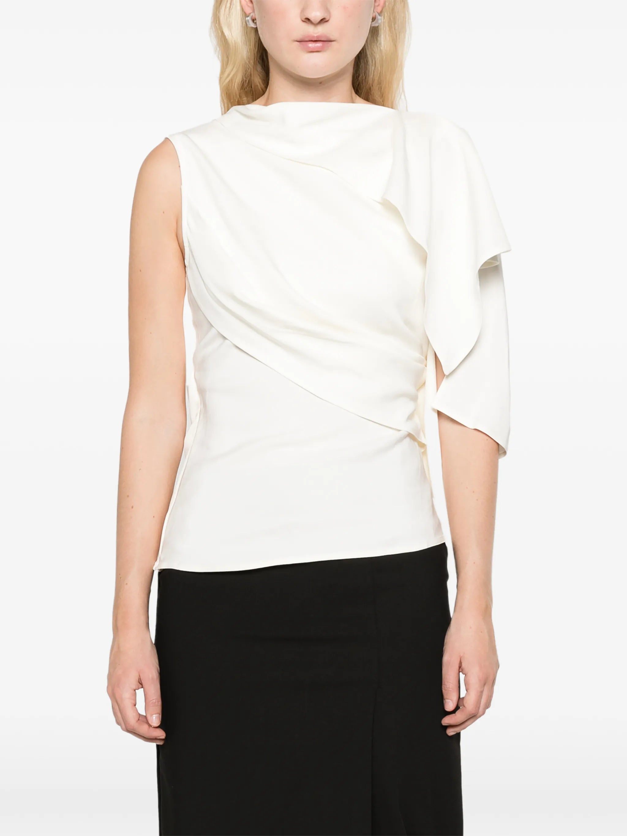 Odeon draped top cream