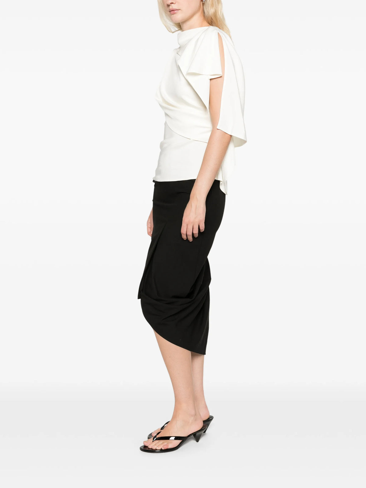 Odeon draped top cream