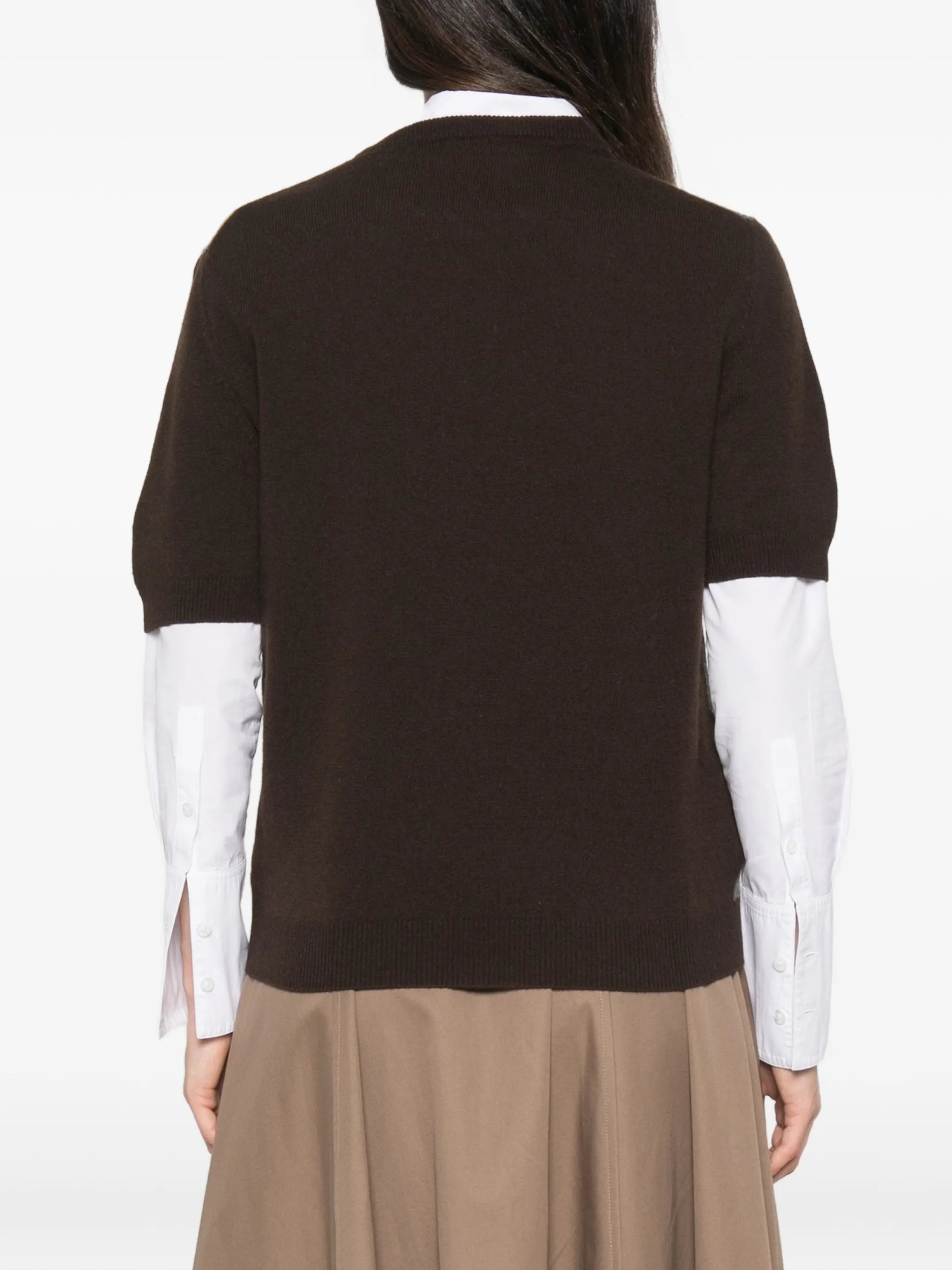 crew neck short-sleeve top
