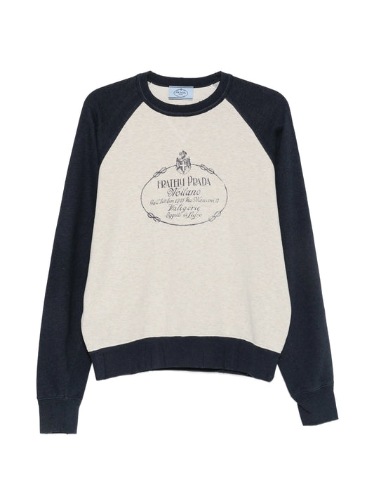 logo-print raglan-sleeve sweatshirt