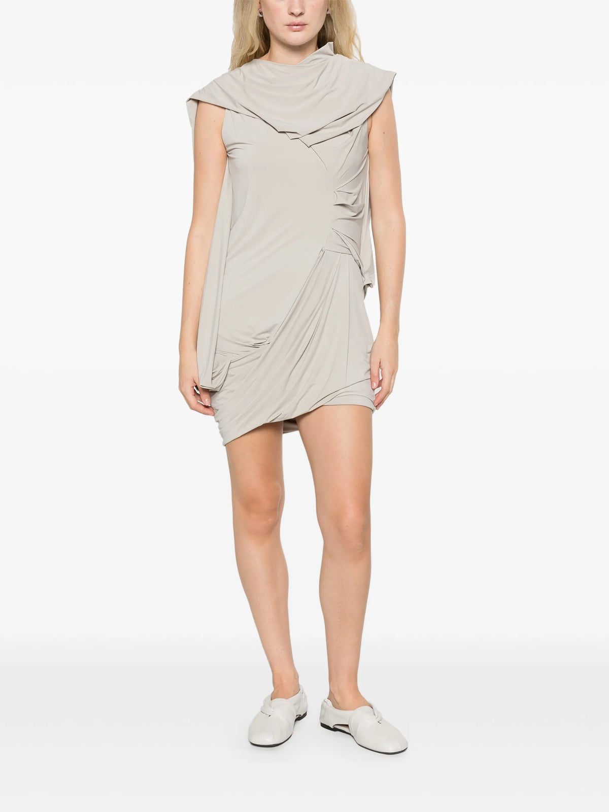 Sylph mini dress plaster