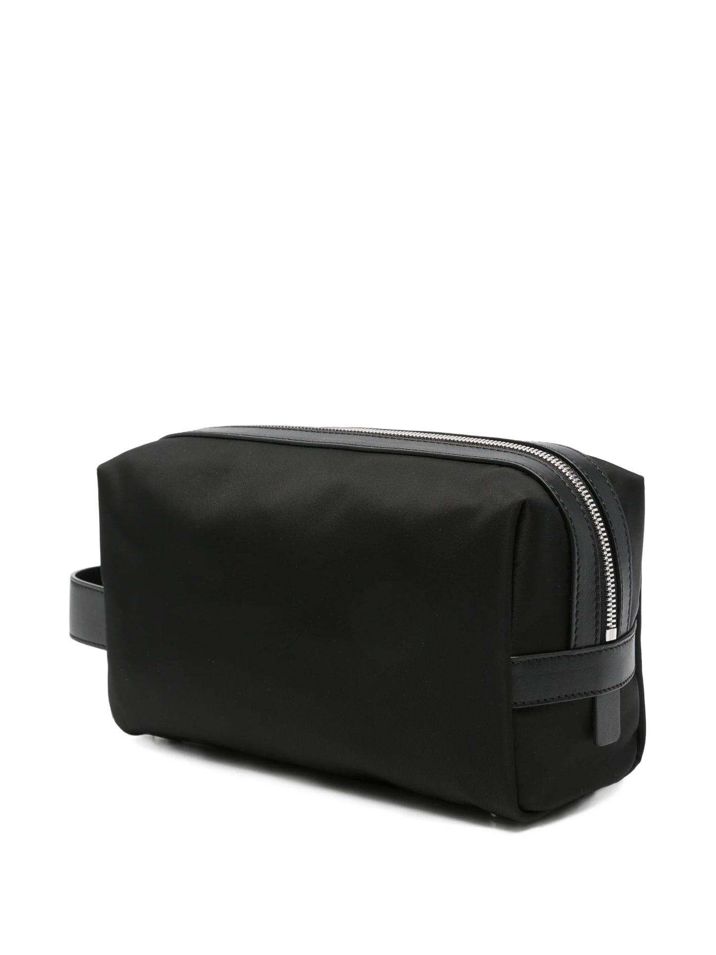 logo-patch wash bag