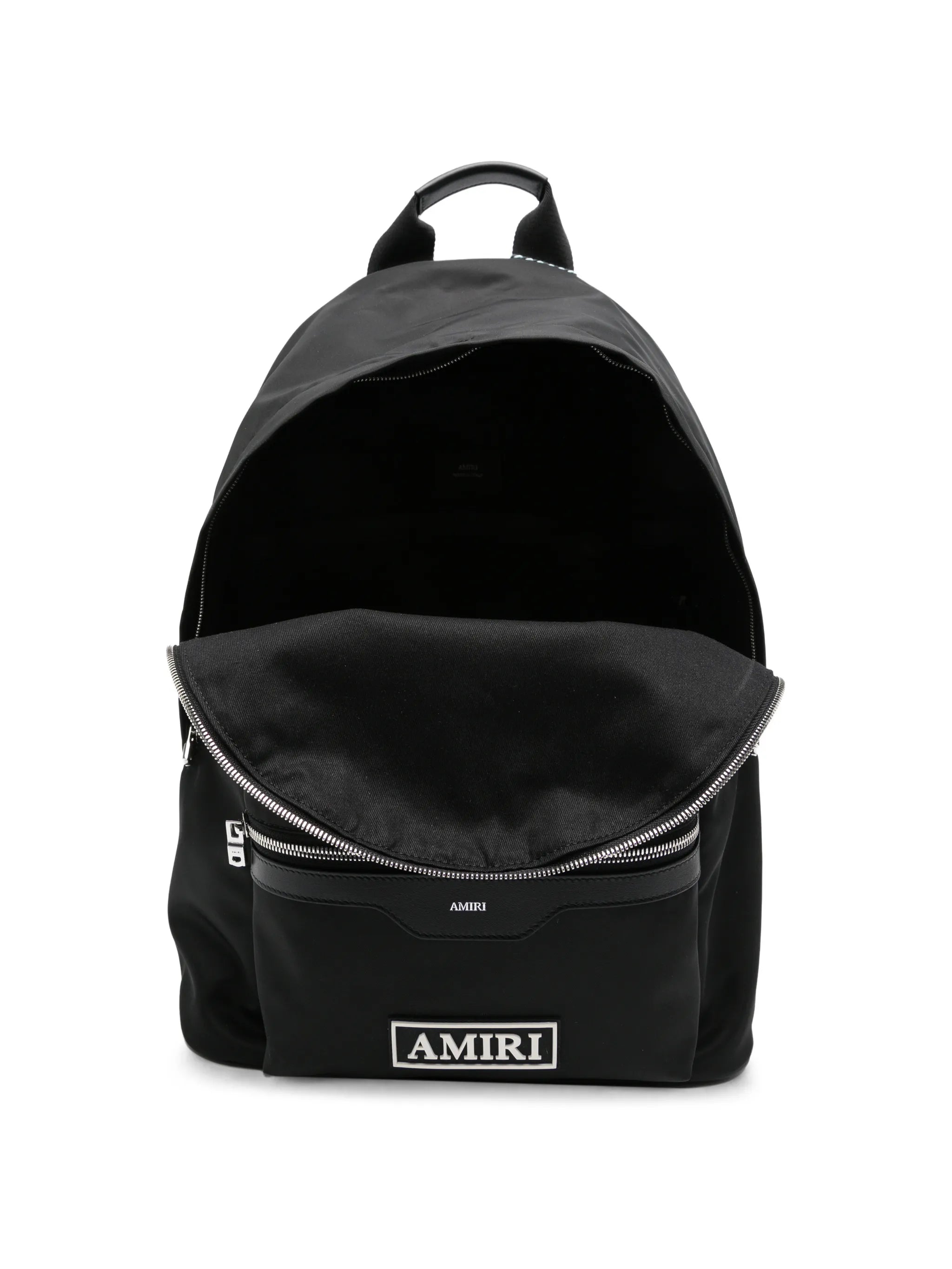 logo-patch zip-fastening backpack
