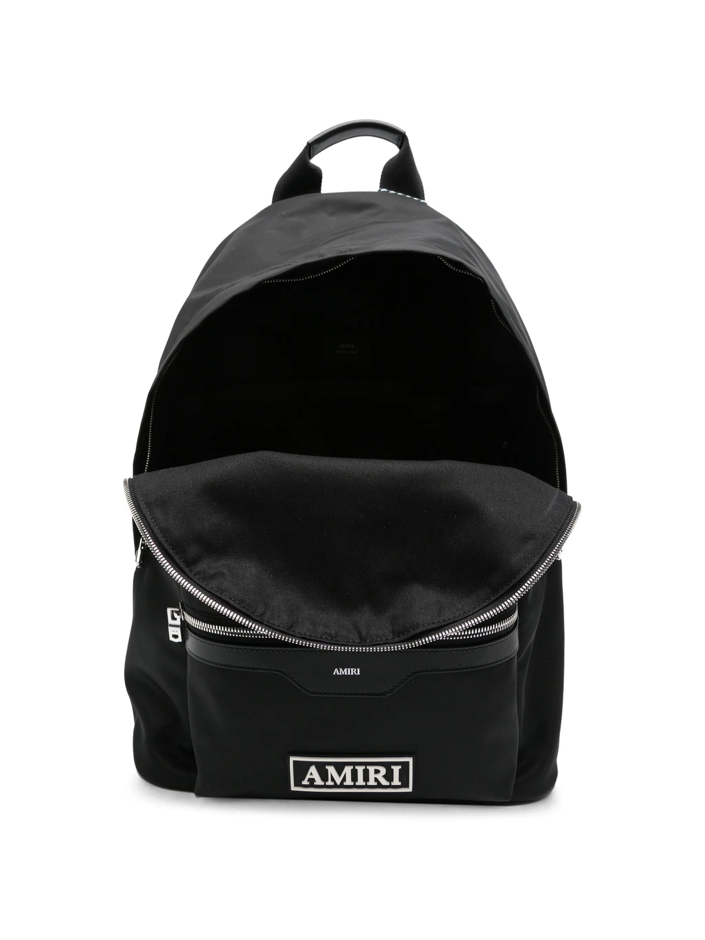 logo-patch zip-fastening backpack