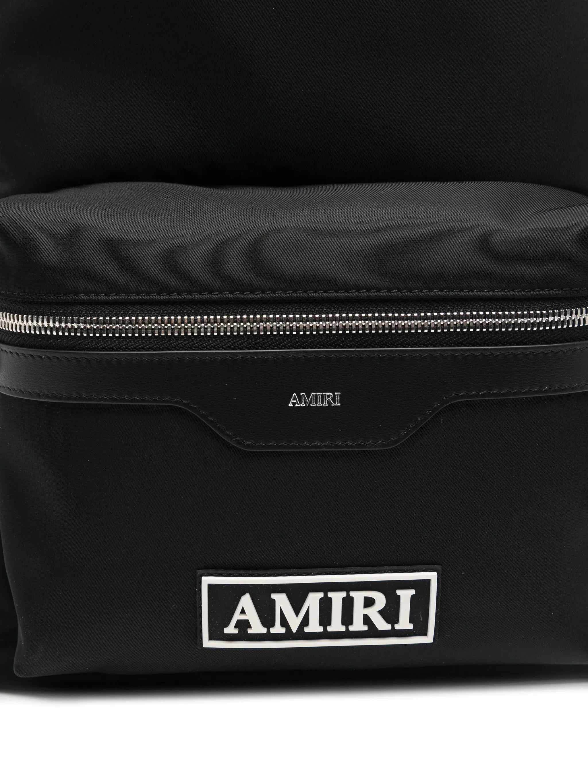 logo-patch zip-fastening backpack