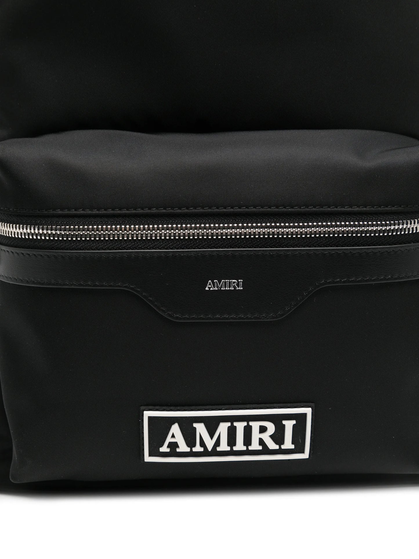 logo-patch zip-fastening backpack