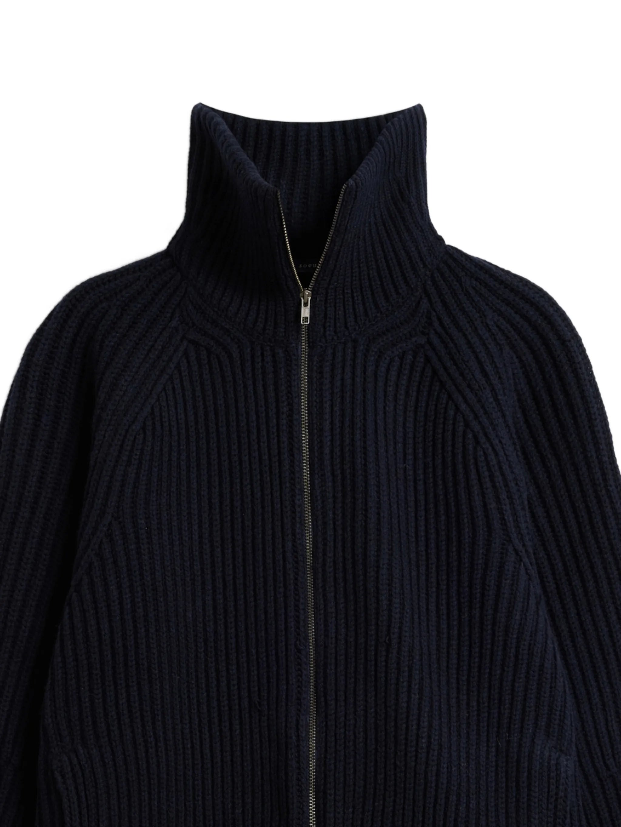 Jasper ribbed-knit jacket