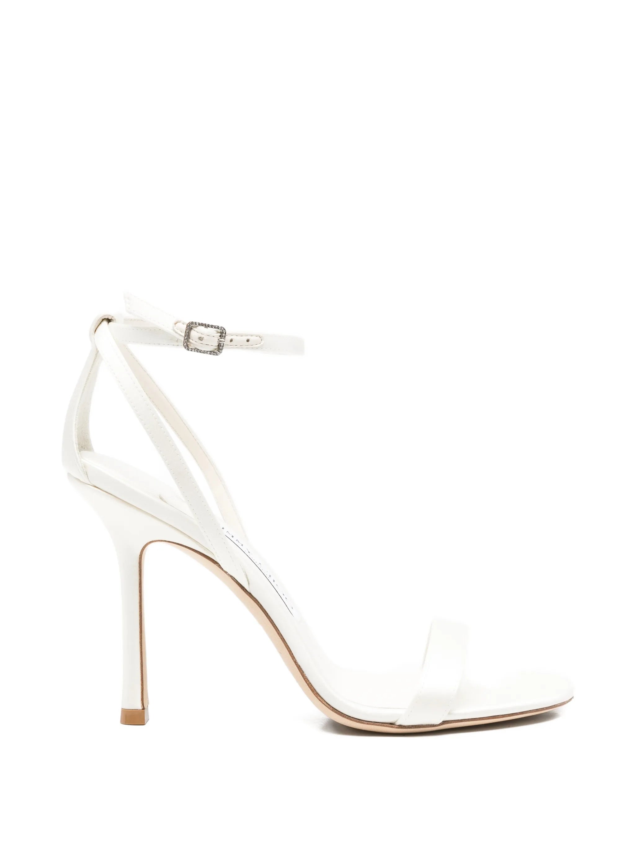 Moza crystal-buckle ankle-strap sandals