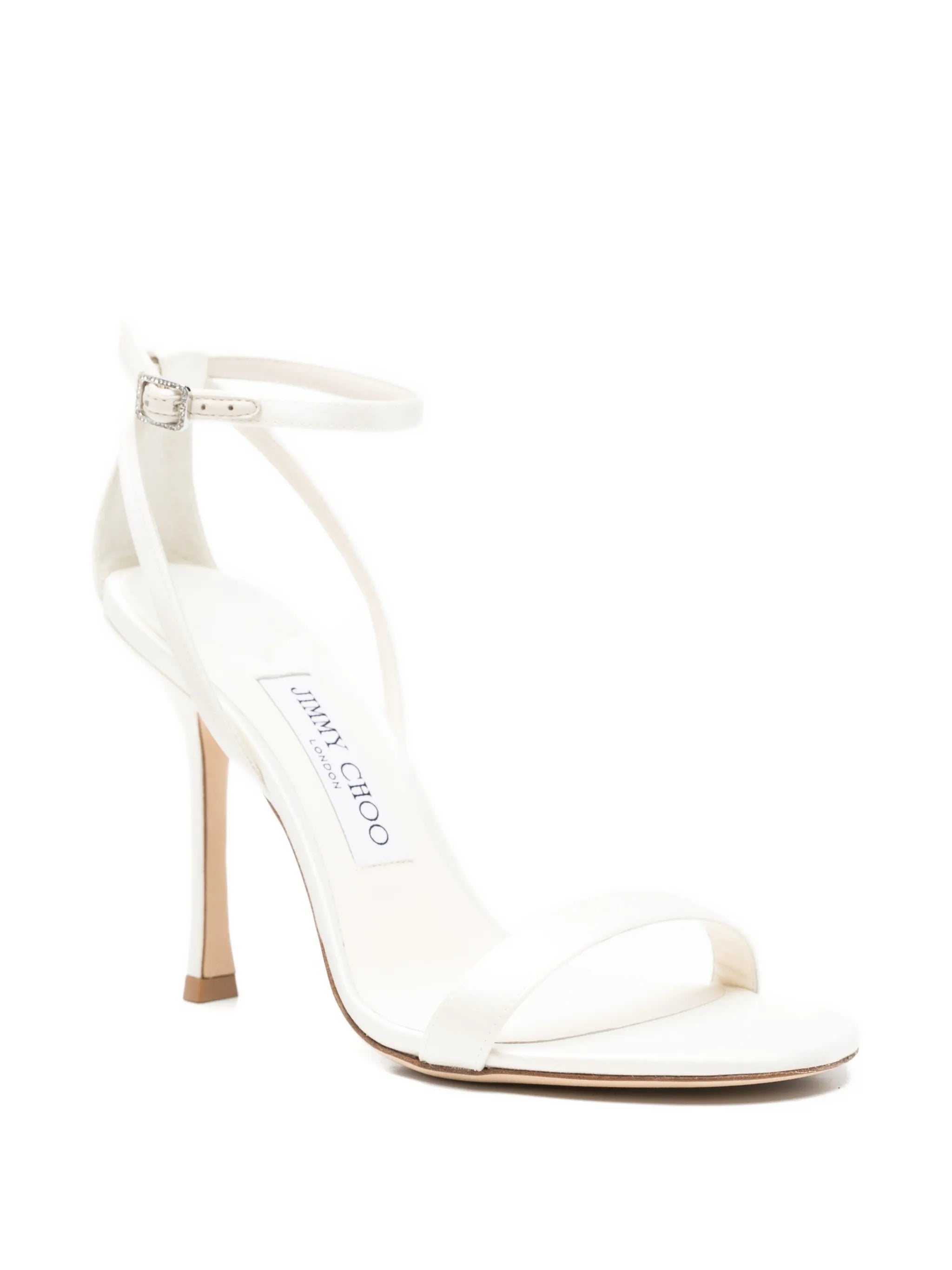 Moza crystal-buckle ankle-strap sandals