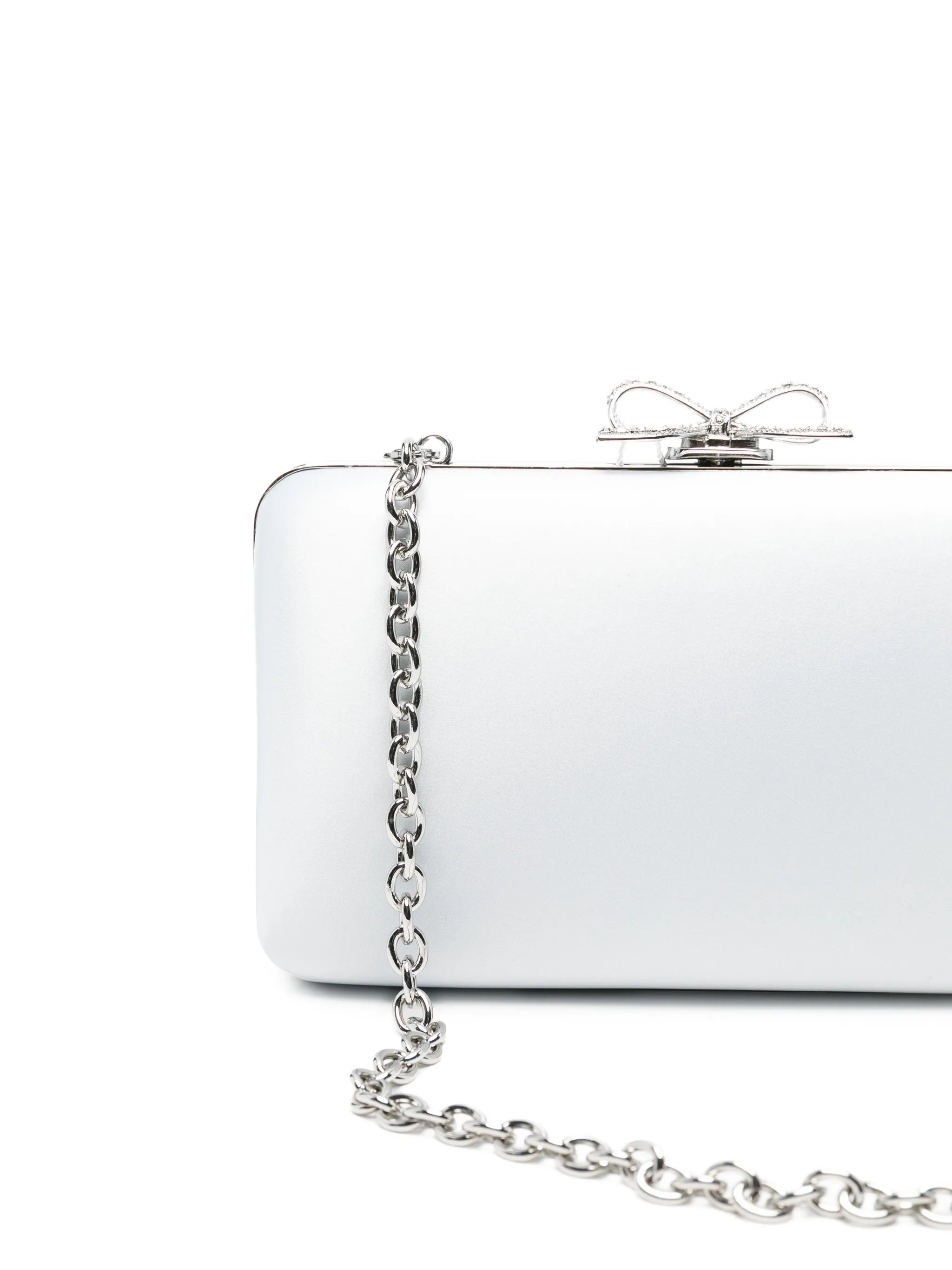 bow-detail mini clutch bag