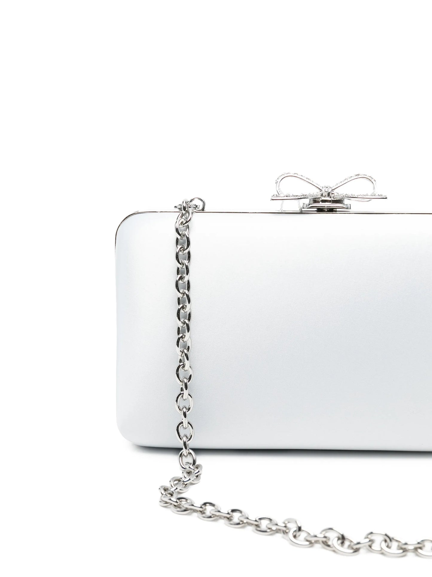 bow-detail mini clutch bag