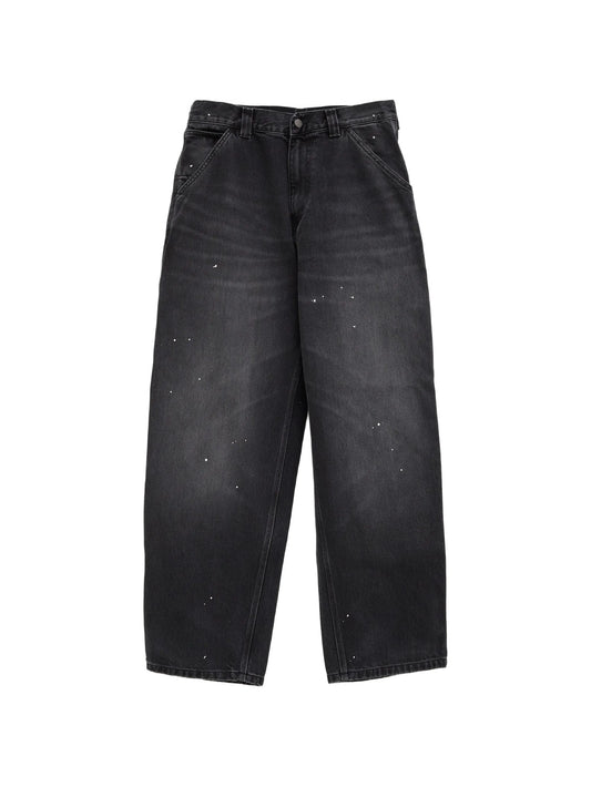OG Single paint-splatter loose-fit jeans