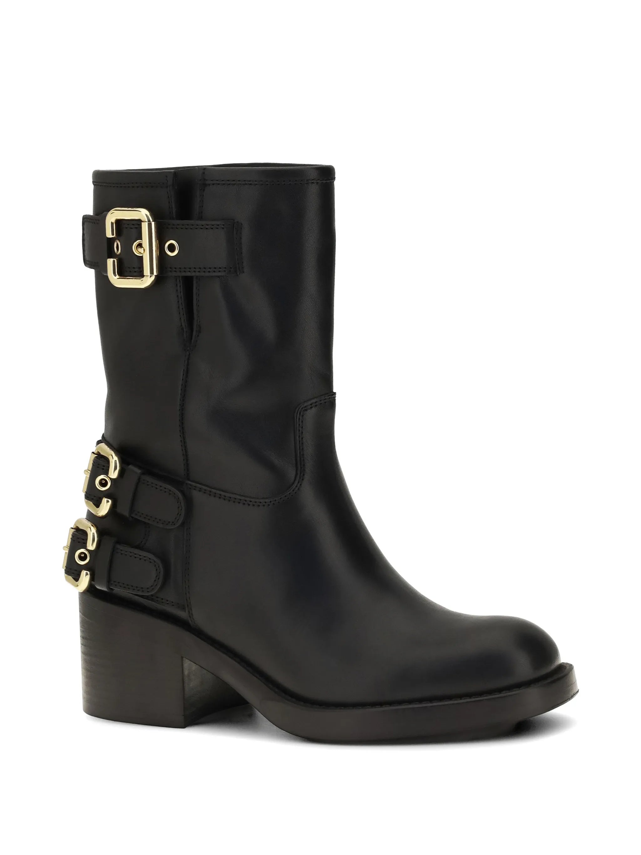 Dakota buckle-detail boots