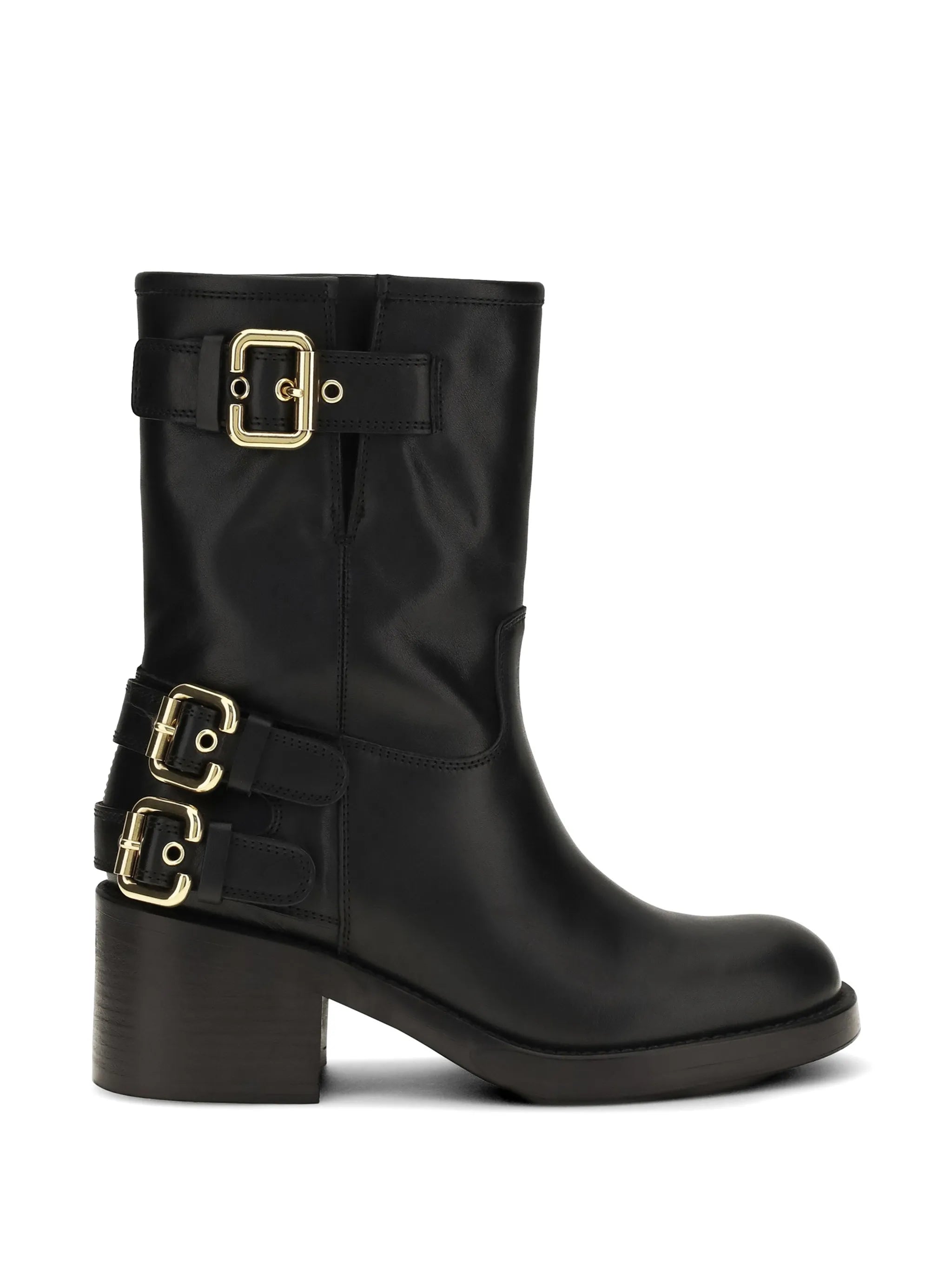 Dakota buckle-detail boots