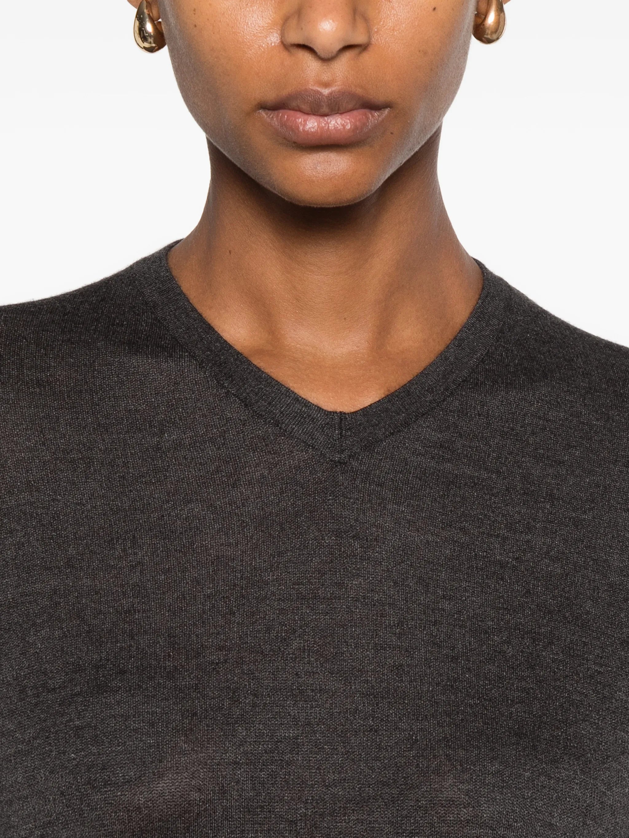 Ondre V-neck long-sleeve sweater