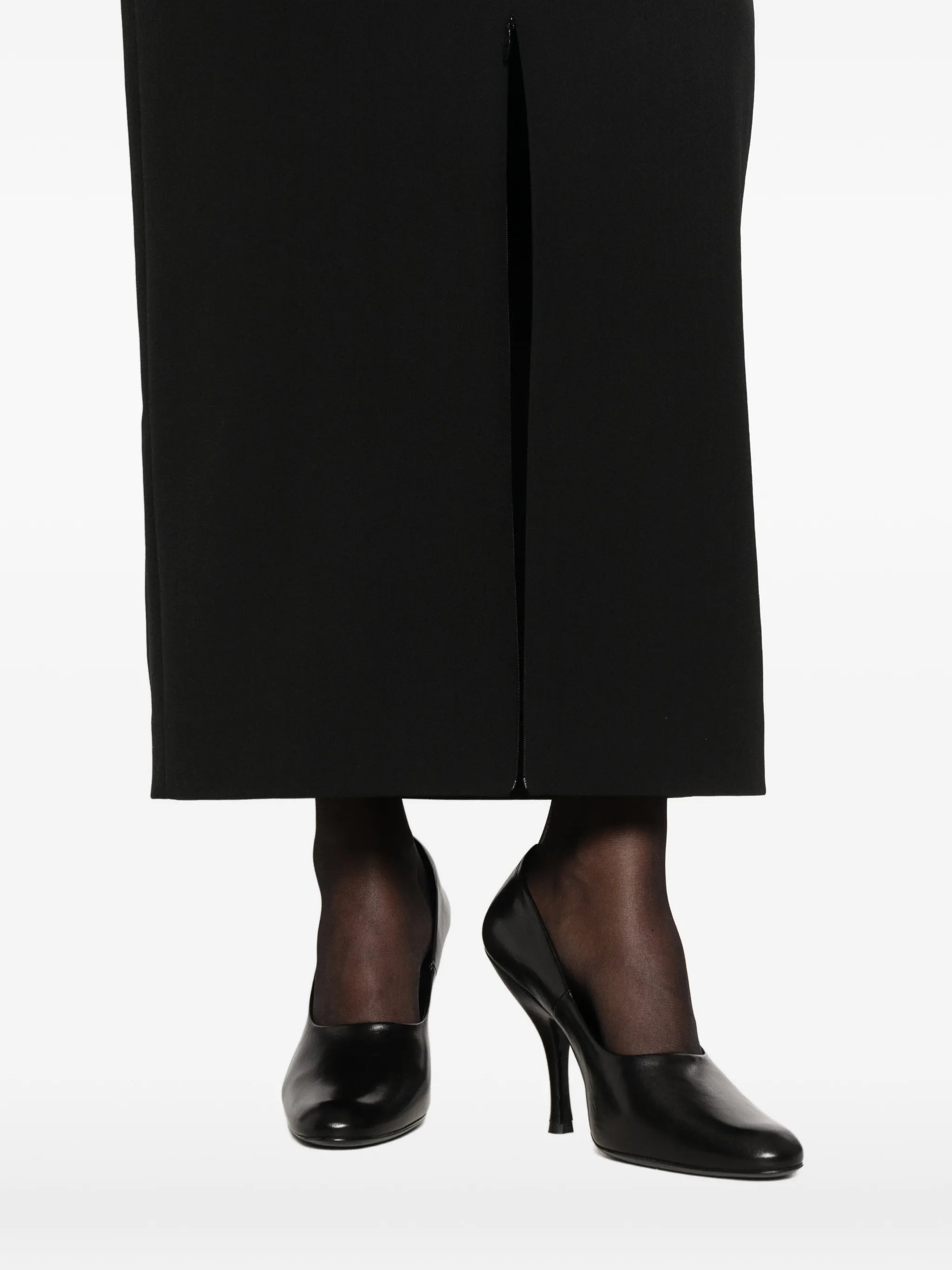 Iphora front-slit maxi skirt