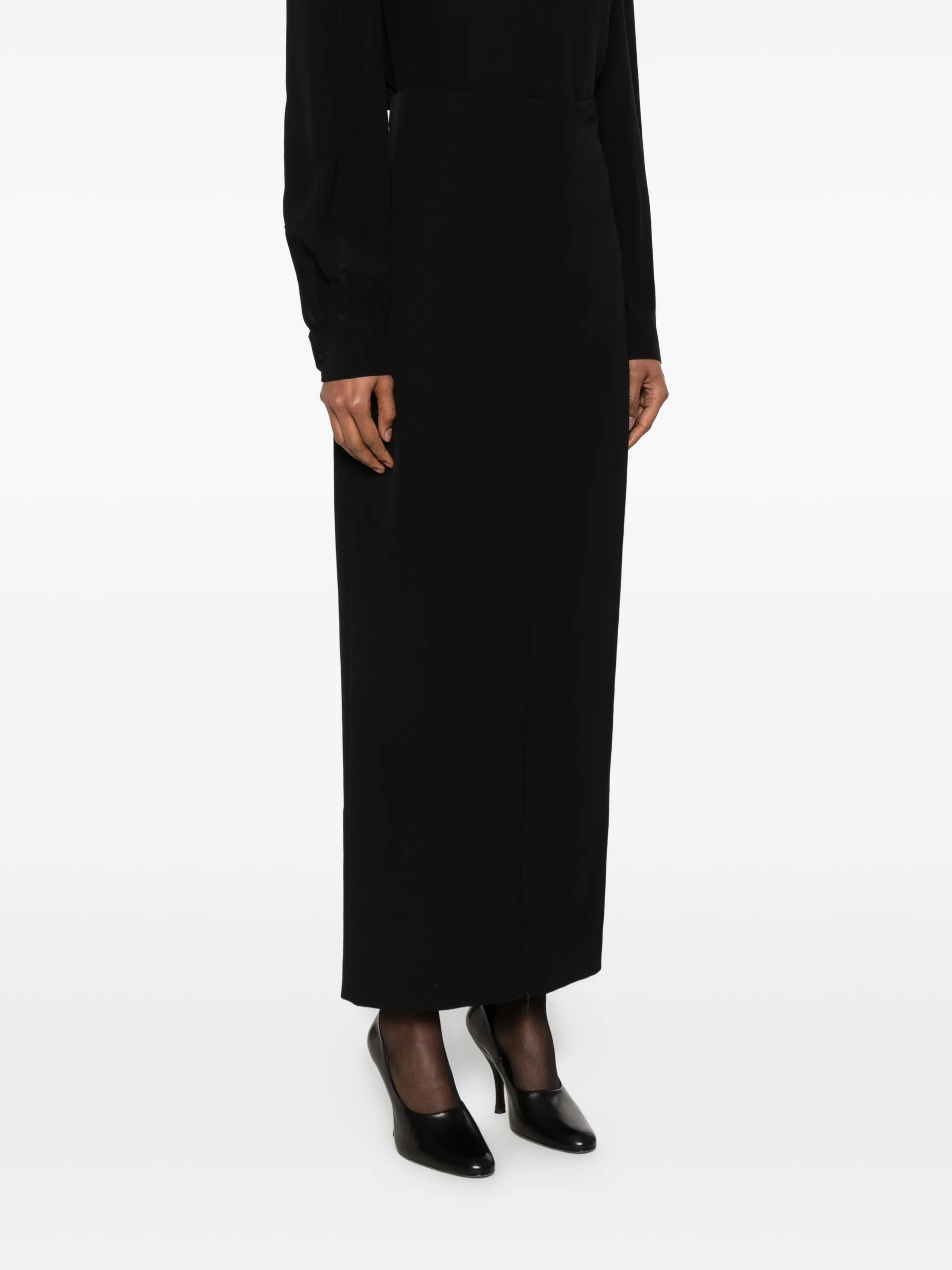 Iphora front-slit maxi skirt
