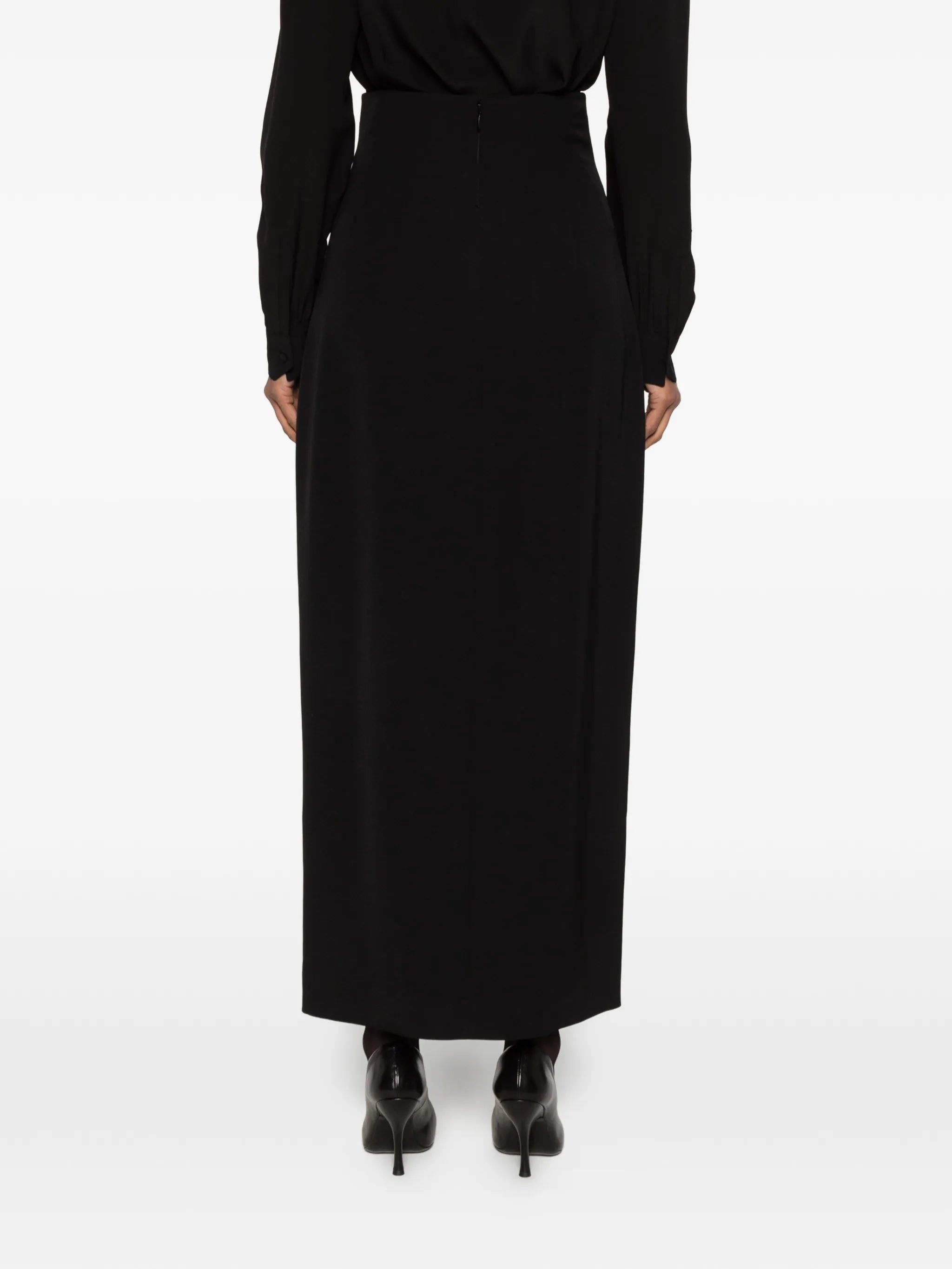 Iphora front-slit maxi skirt