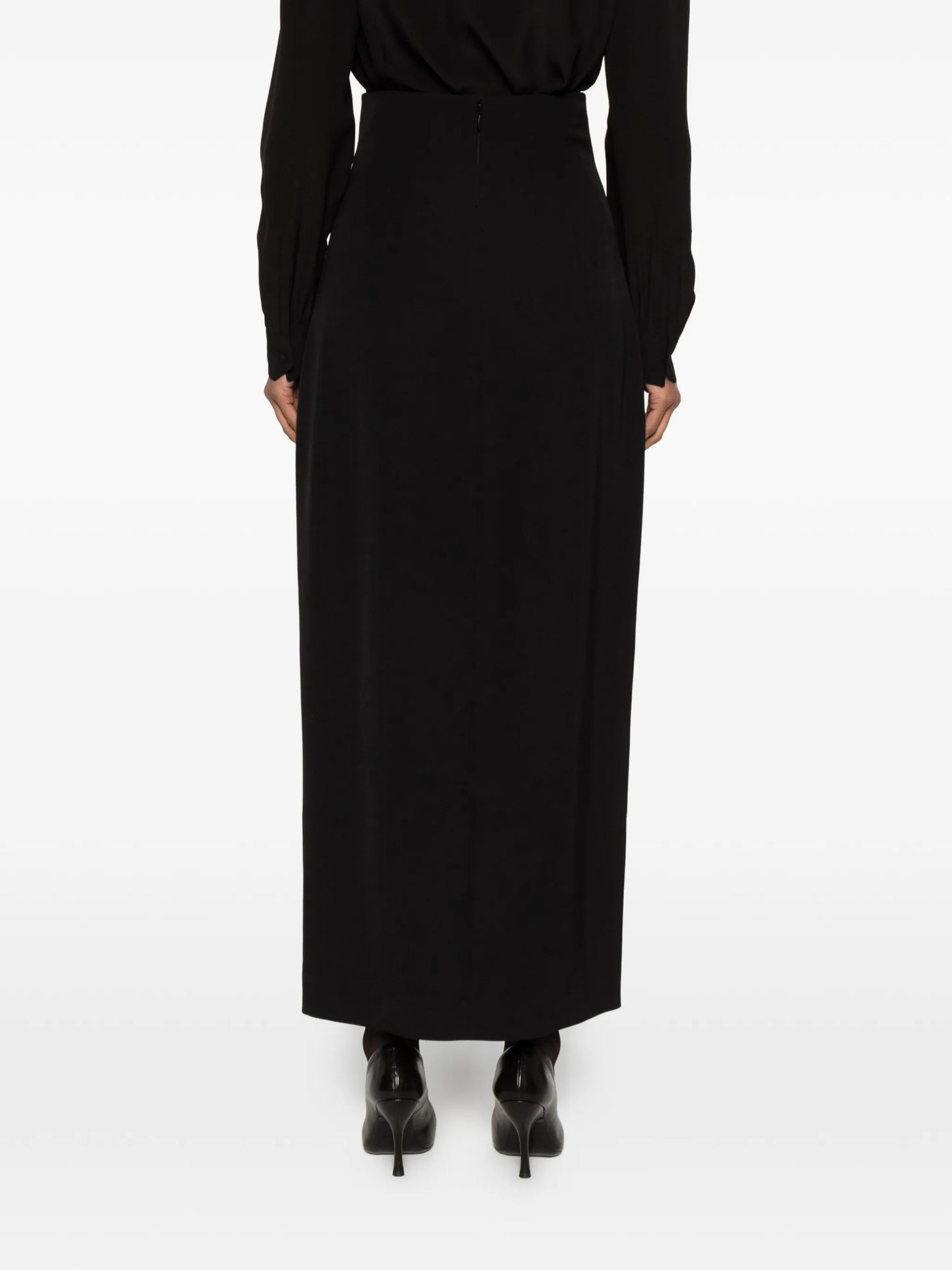 Iphora front-slit maxi skirt