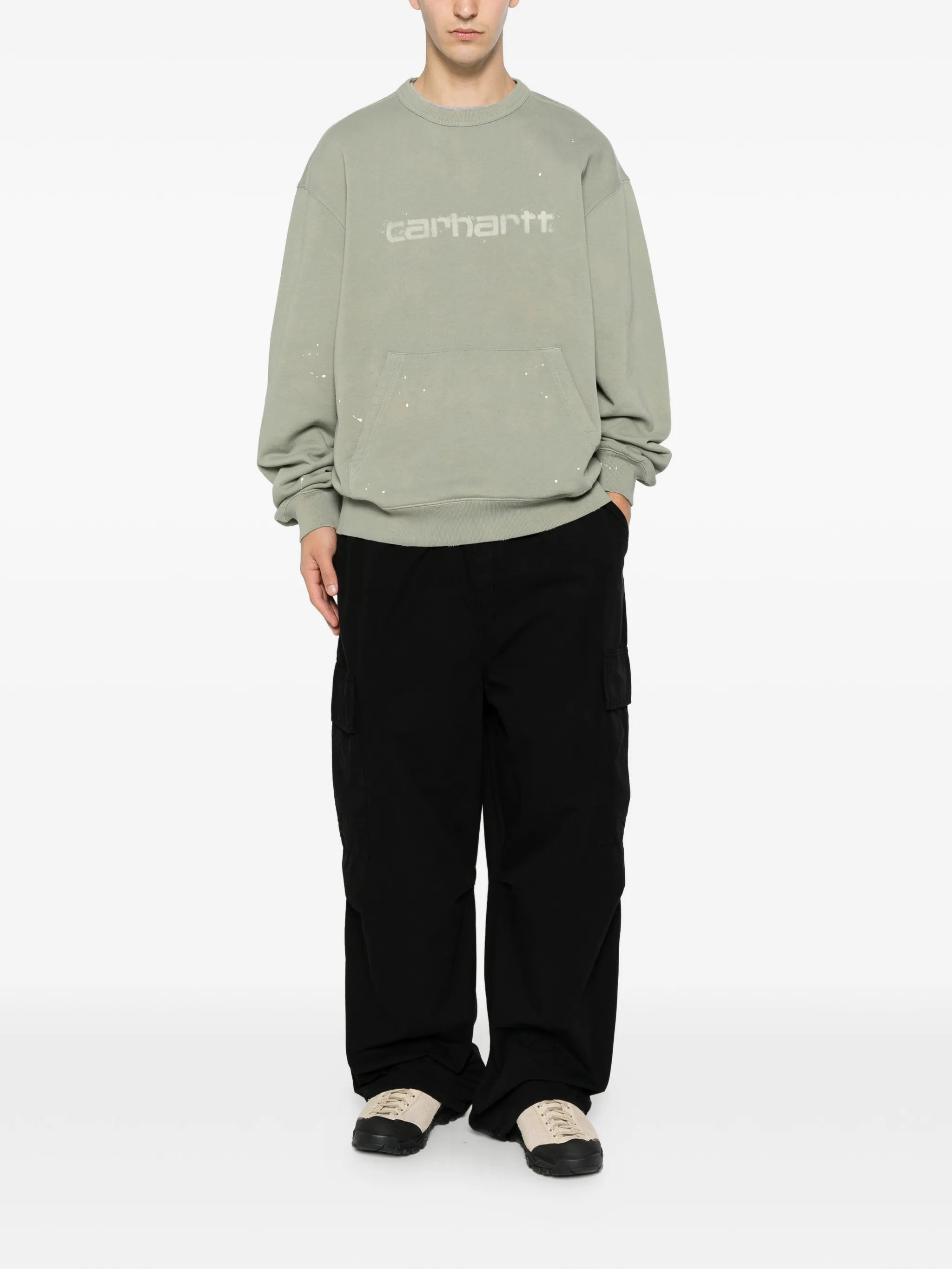 Mandler logo-patch cargo pants