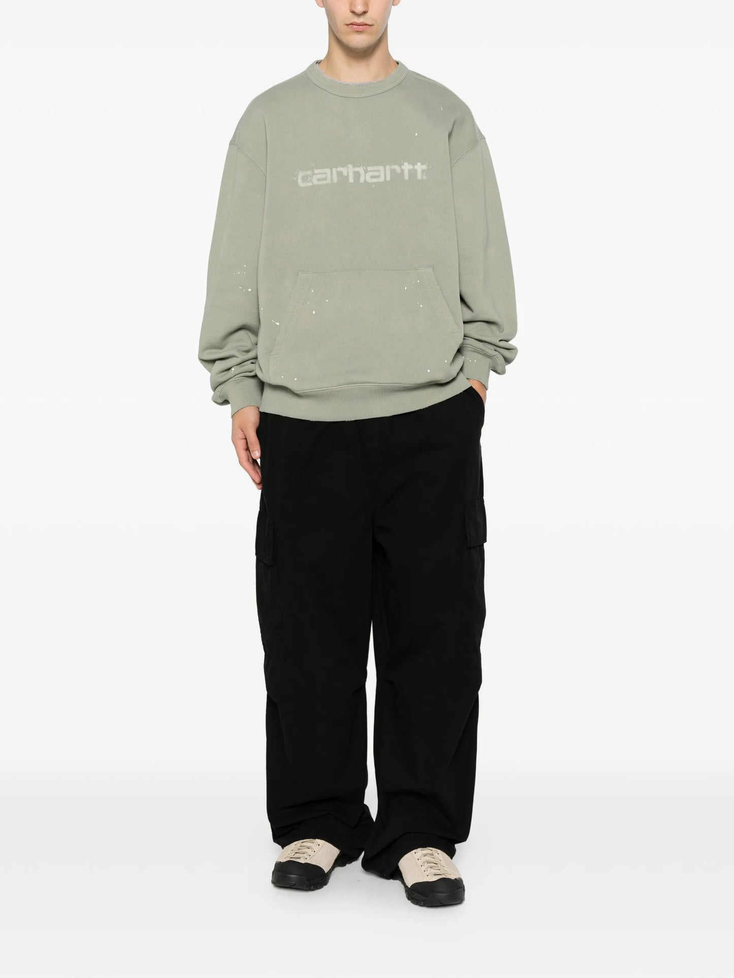 Mandler logo-patch cargo pants