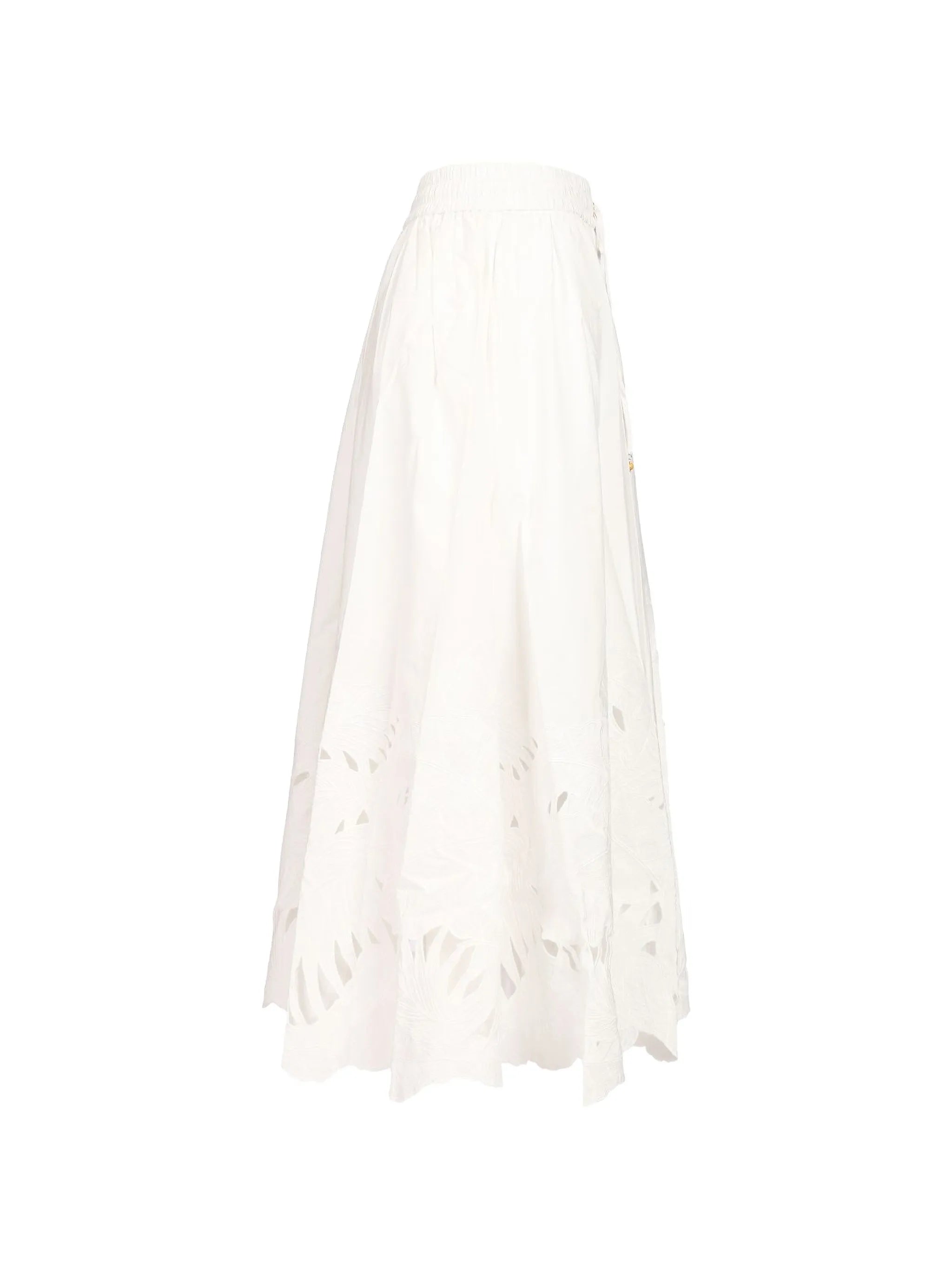 Mahon embroidered midi skirt