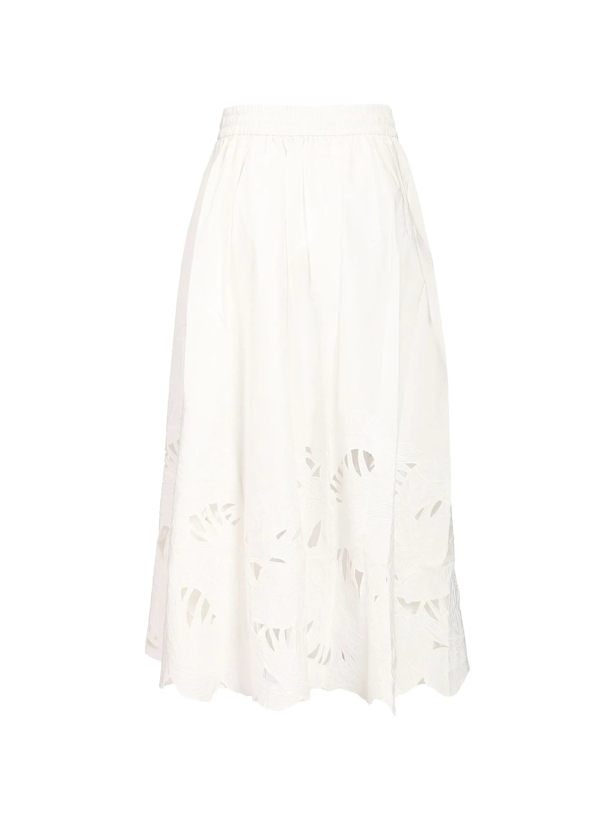 Mahon embroidered midi skirt