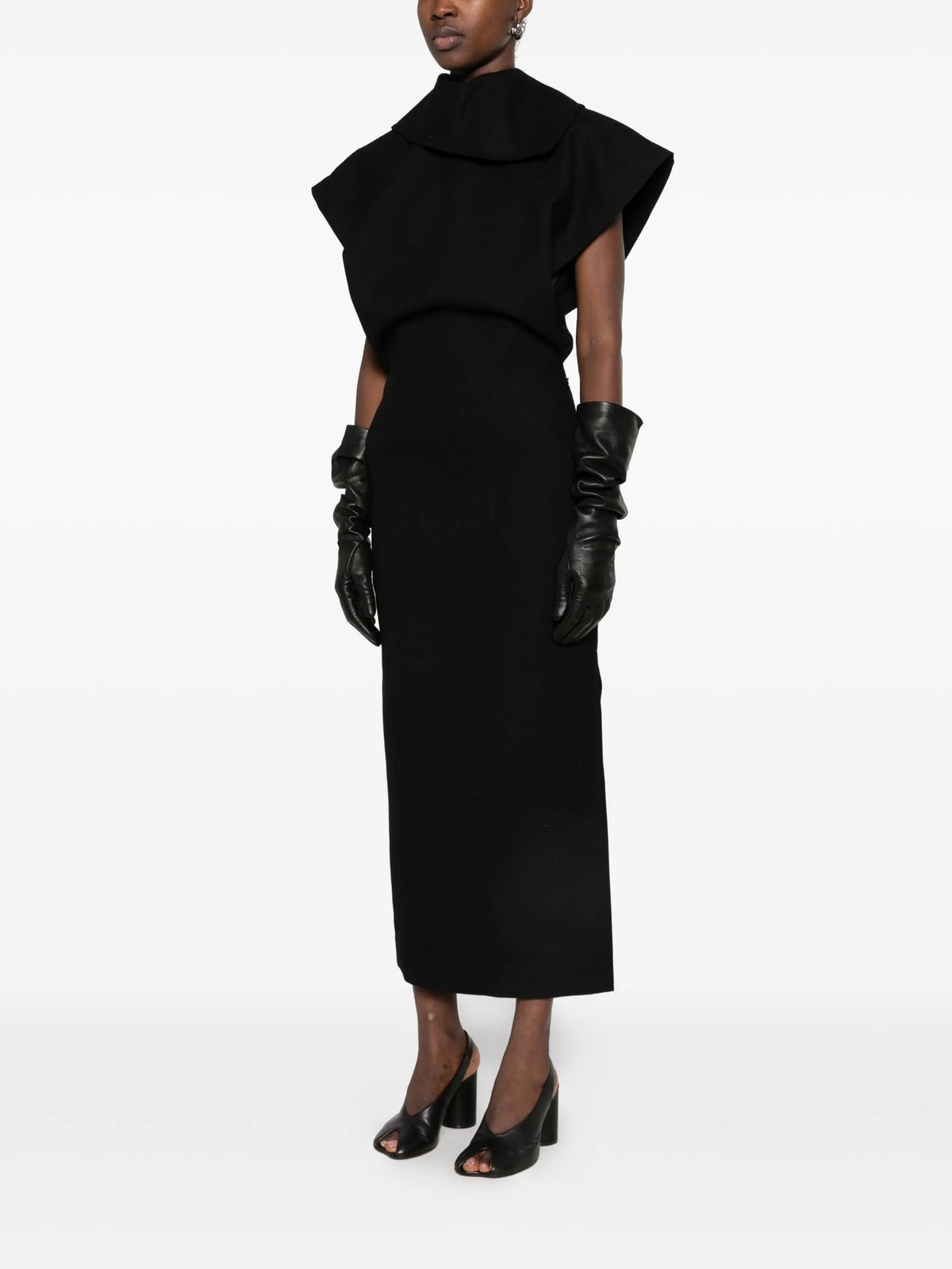 Calligraph maxi dress