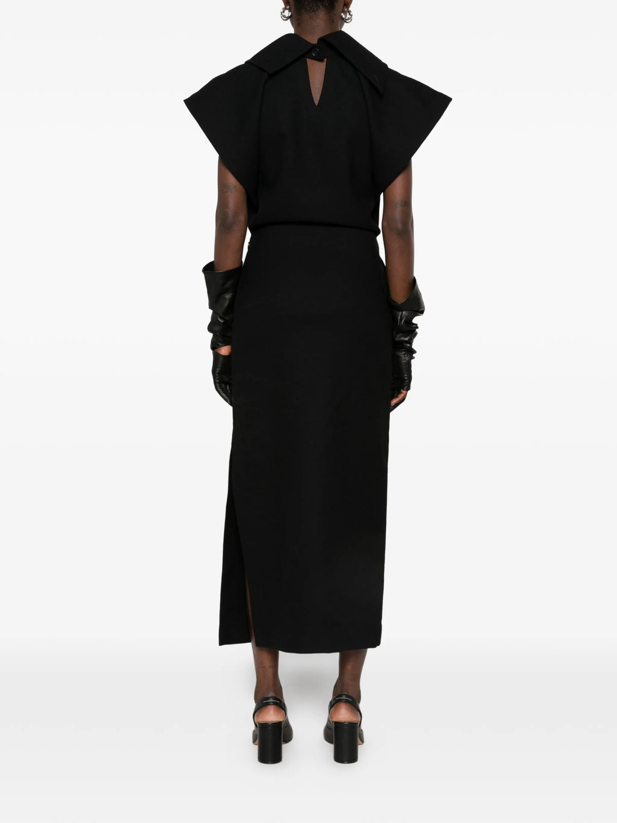 Calligraph maxi dress