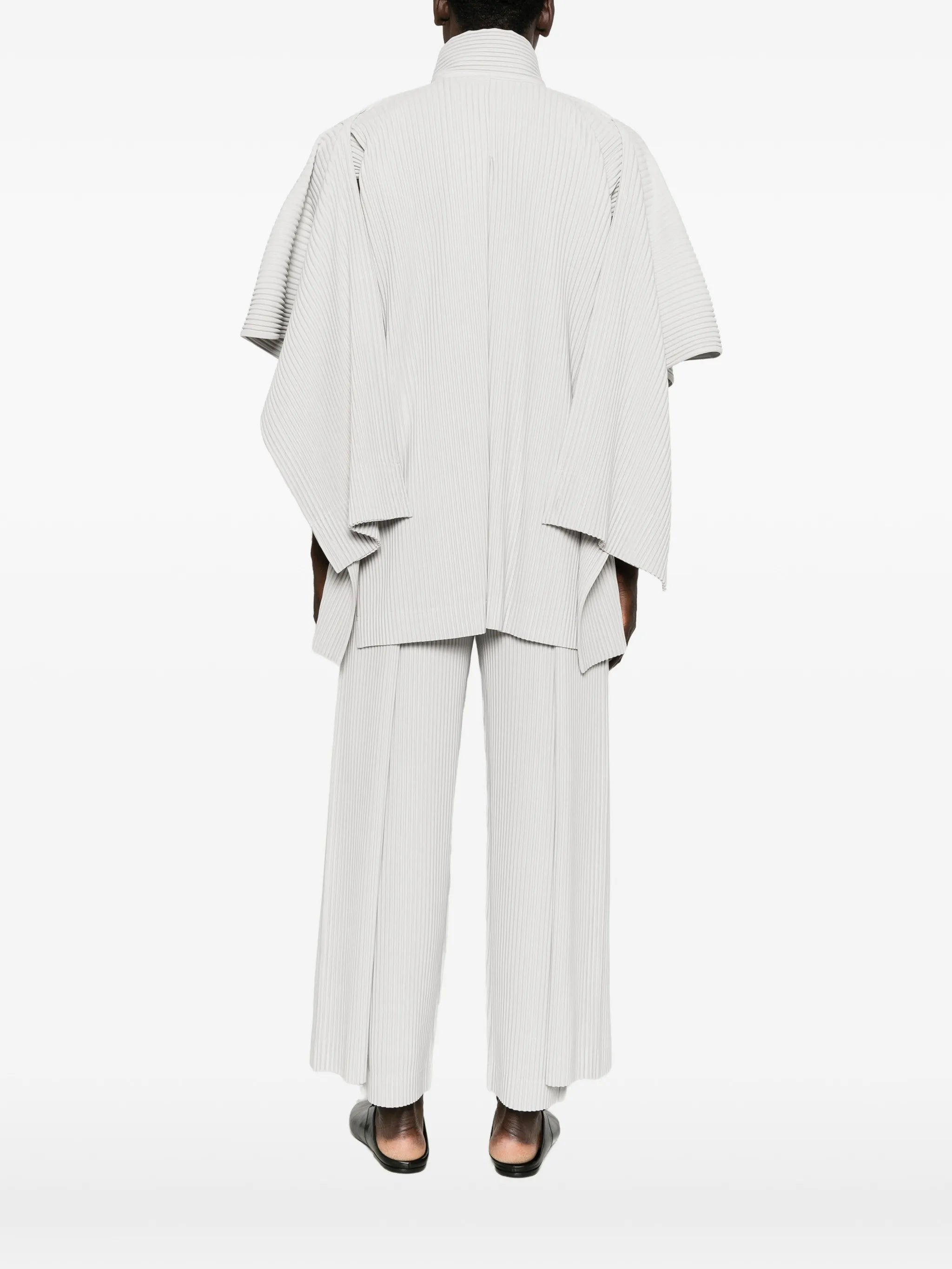 Motion Blur pleated jacket